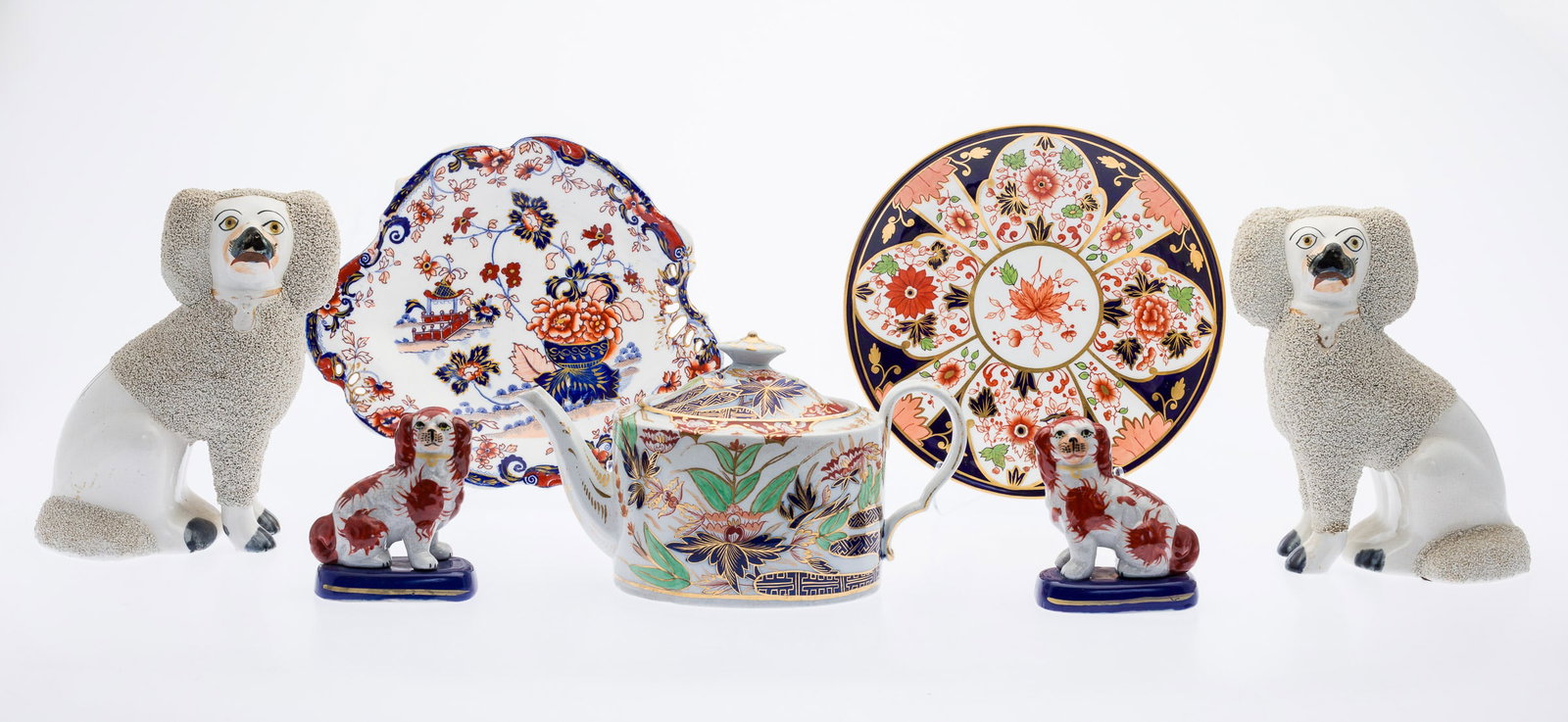 Group of English Ceramics, 19th C and Later, 7 pcs. (1 of 14)