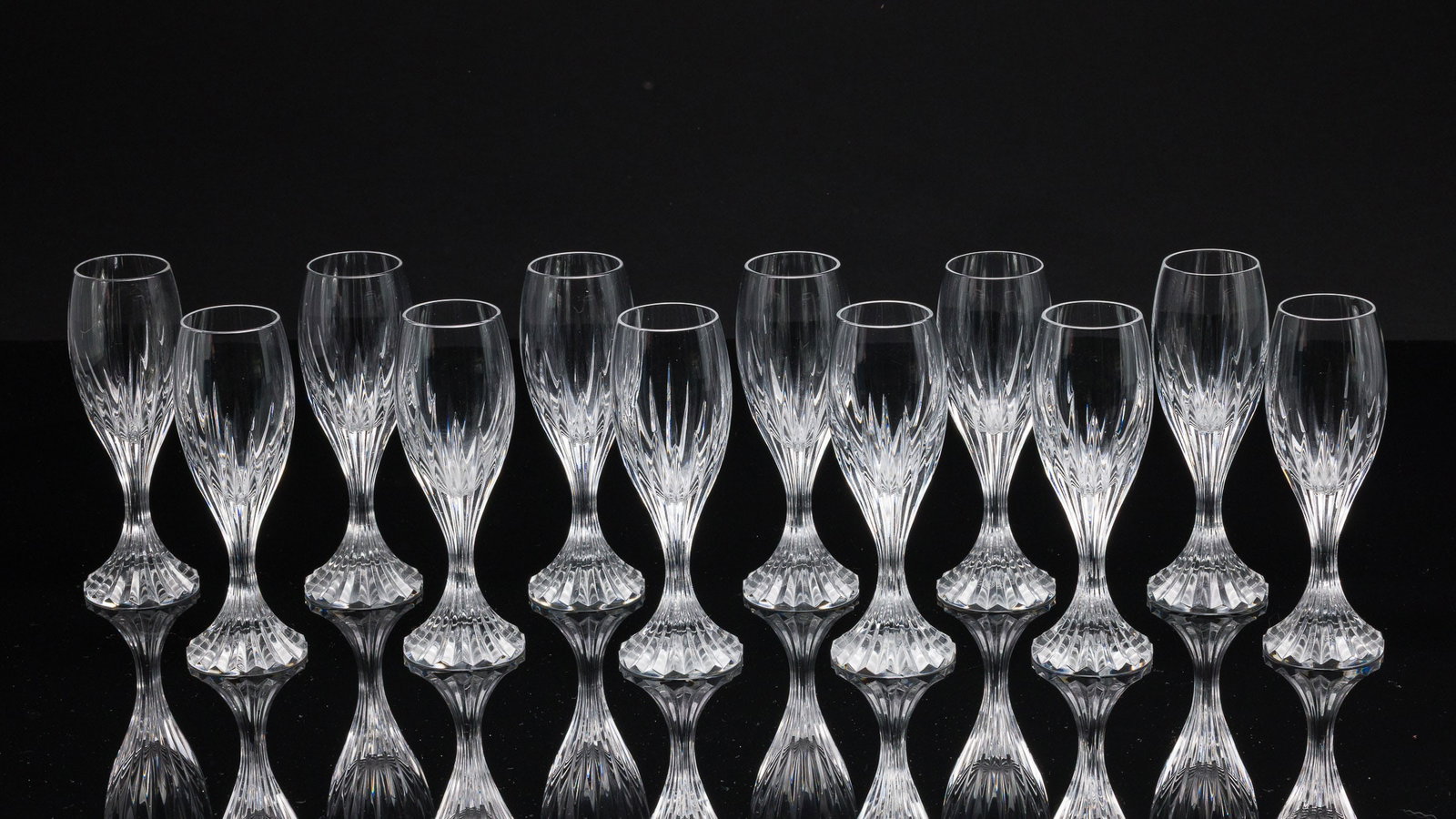 12 Baccarat Massena Sherry Glasses (1 of 6)