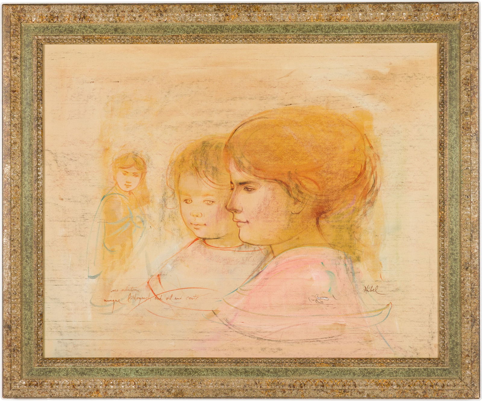 Edna Hibel (MA, 1917-2014) Mother & Child Lithograph (1 of 14)