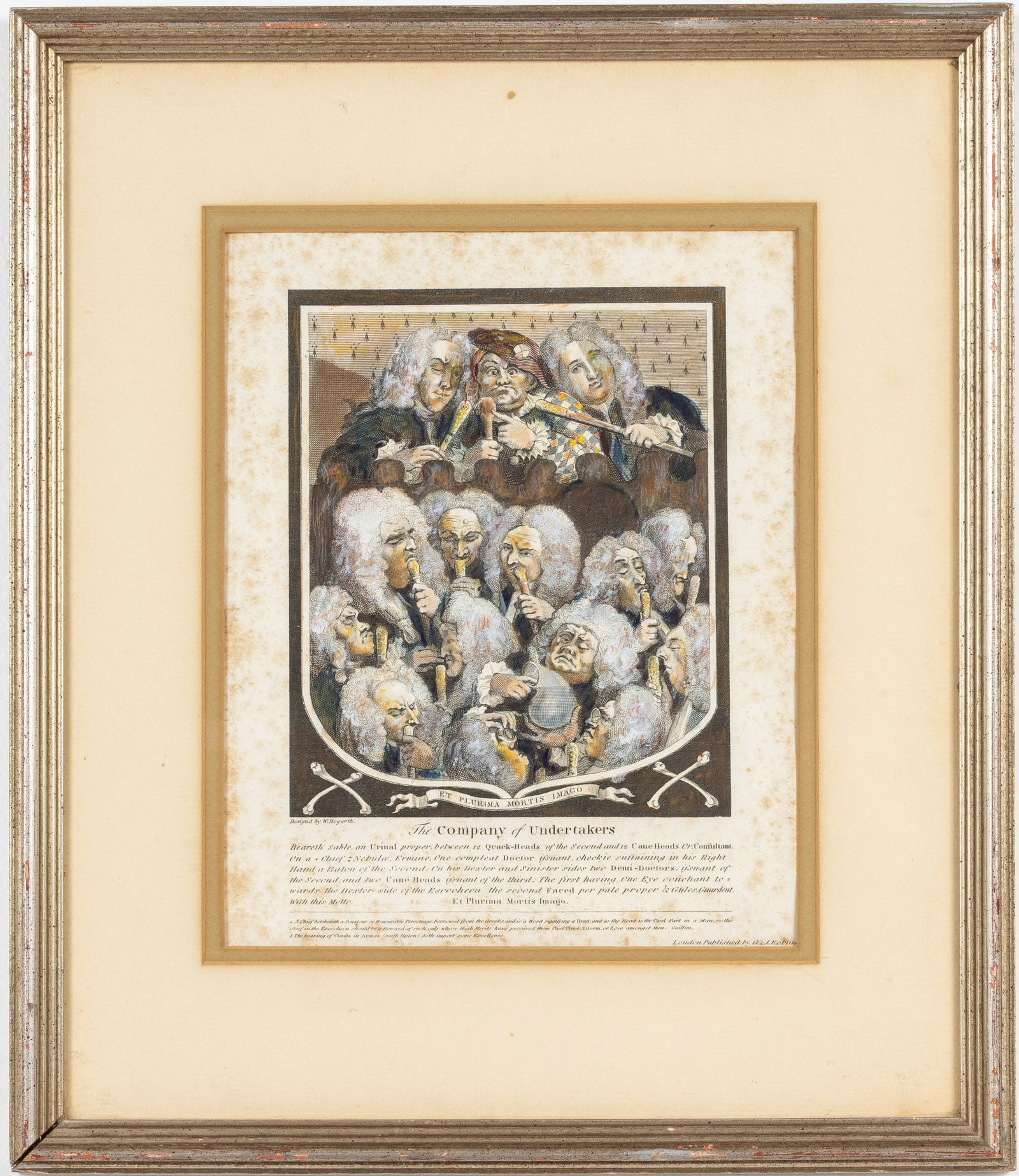 3 Framed Hogarth Etchings - 2