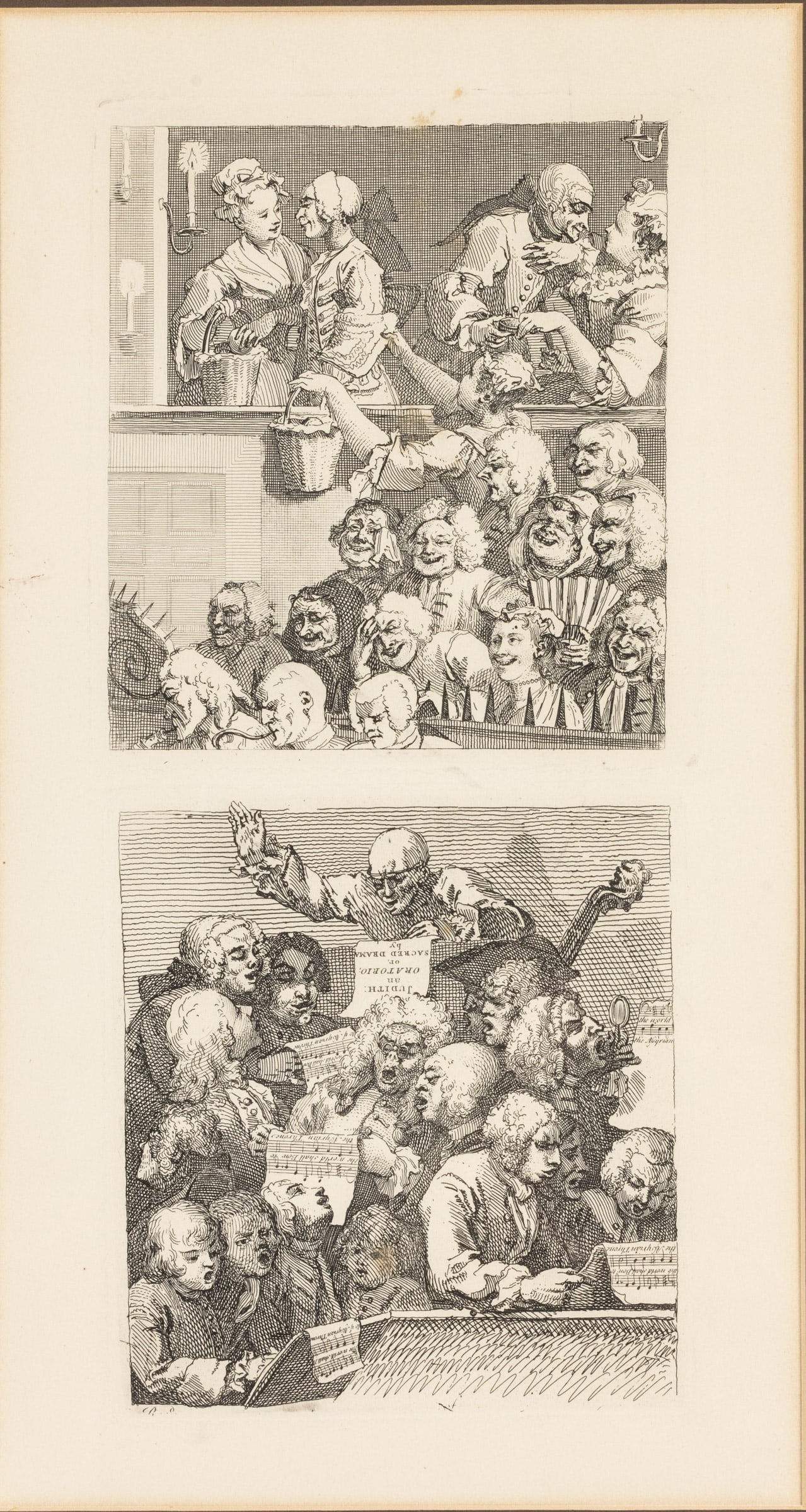 3 Framed Hogarth Etchings - 8