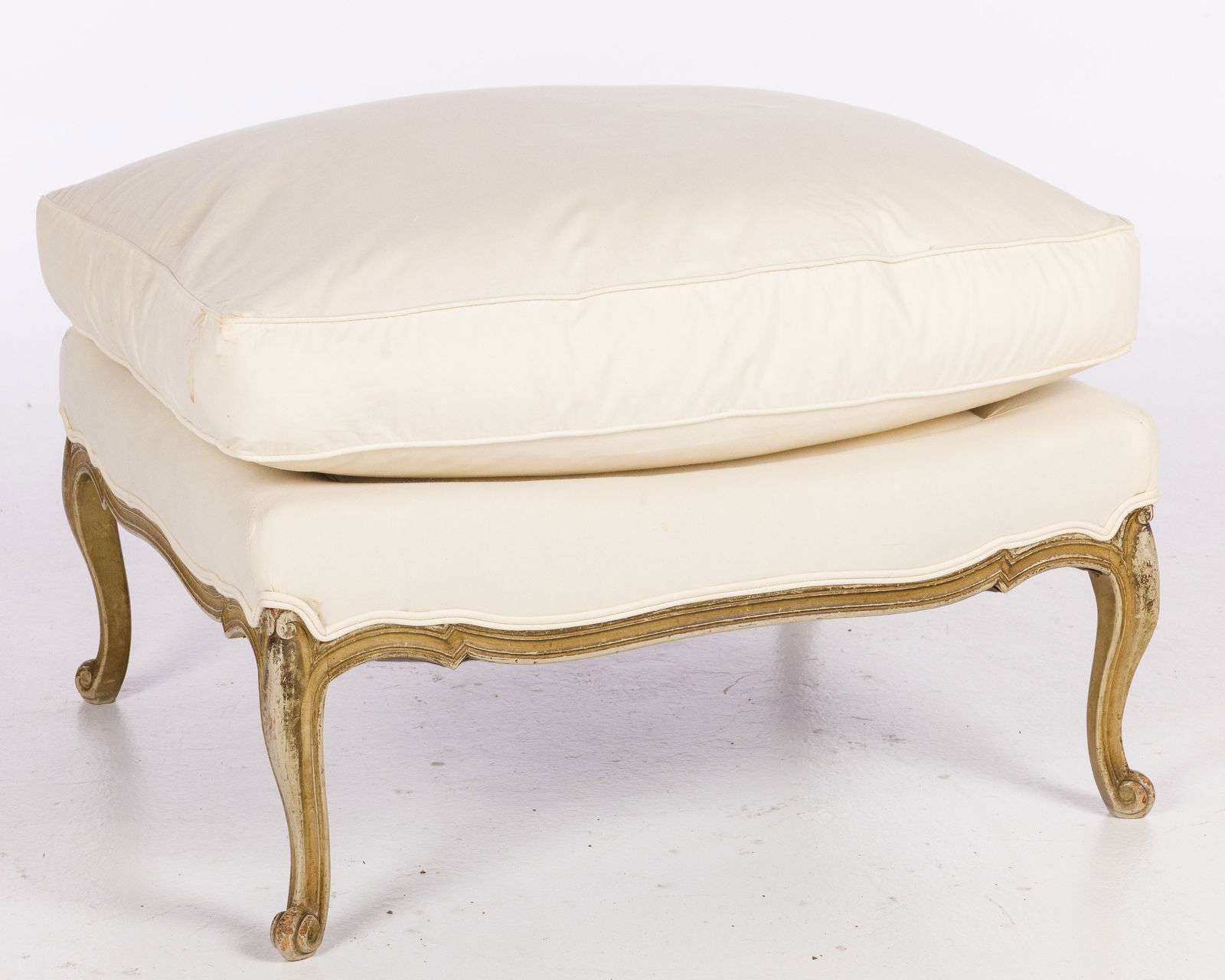 Louis XV Style Painted Footstool, 20th C (1 of 9)