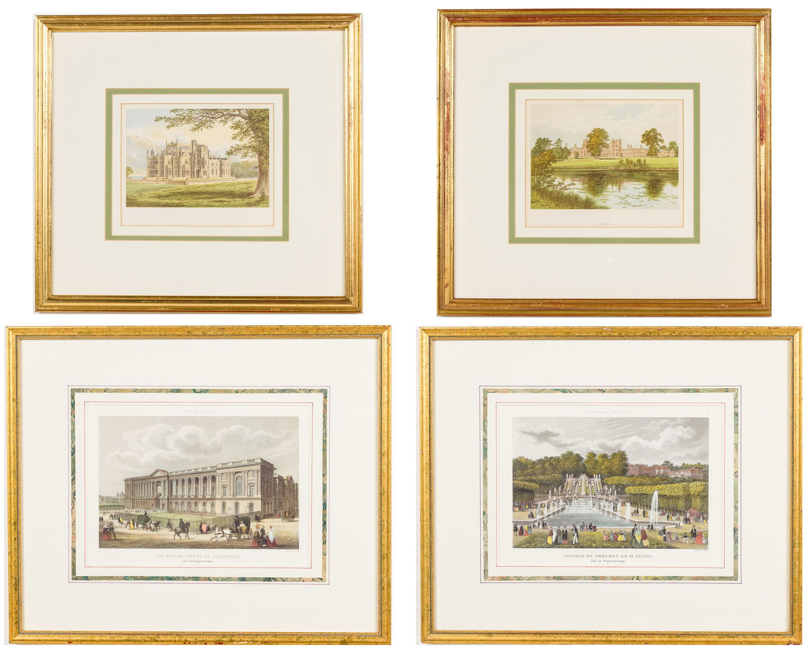 Four Framed Prints of Castles (1 of 20)