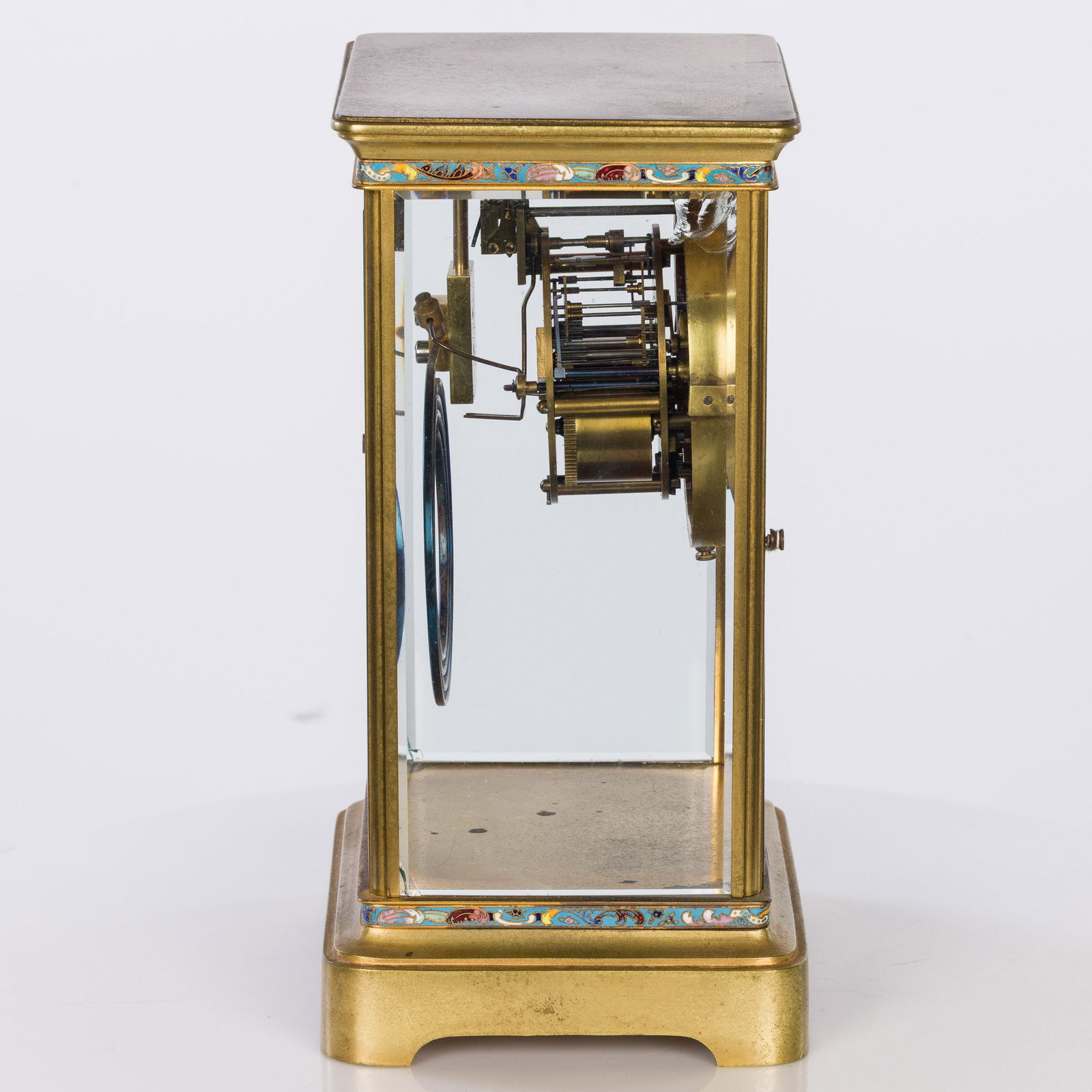 French Champleve Crystal Regulator - 3