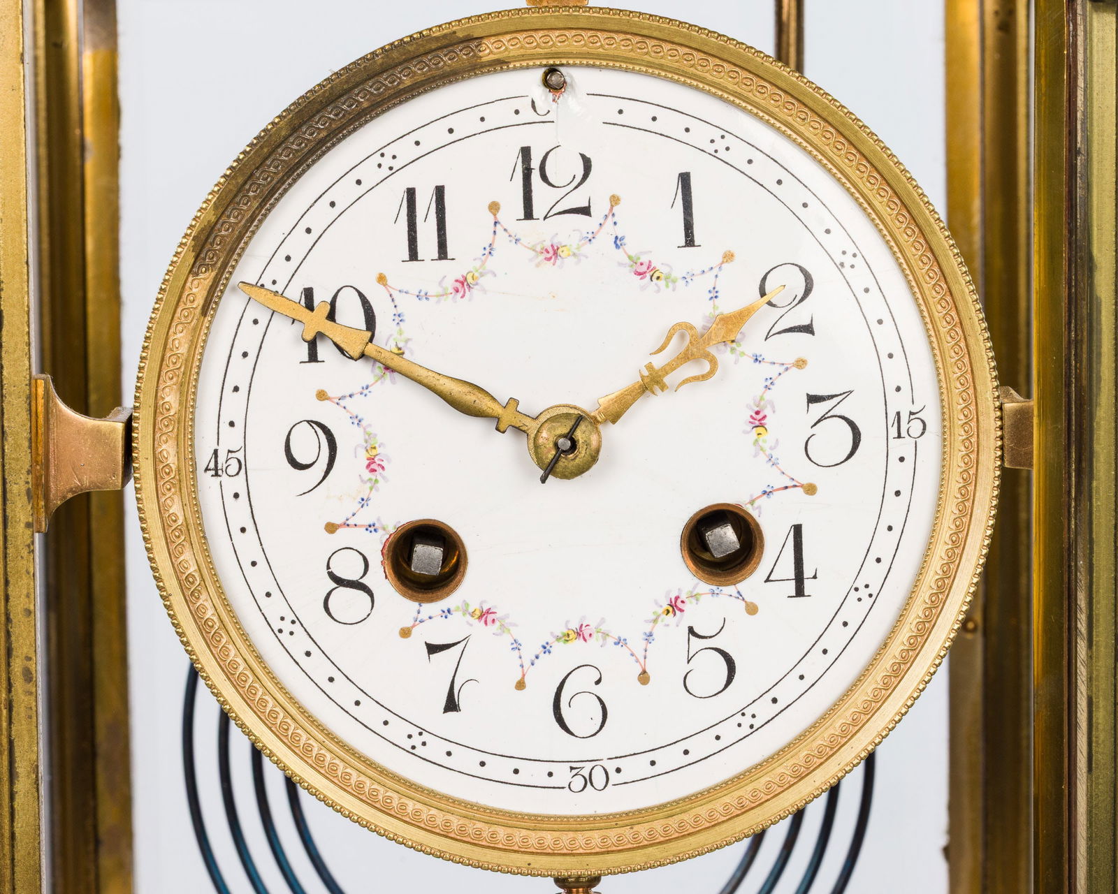 French Champleve Crystal Regulator - 8