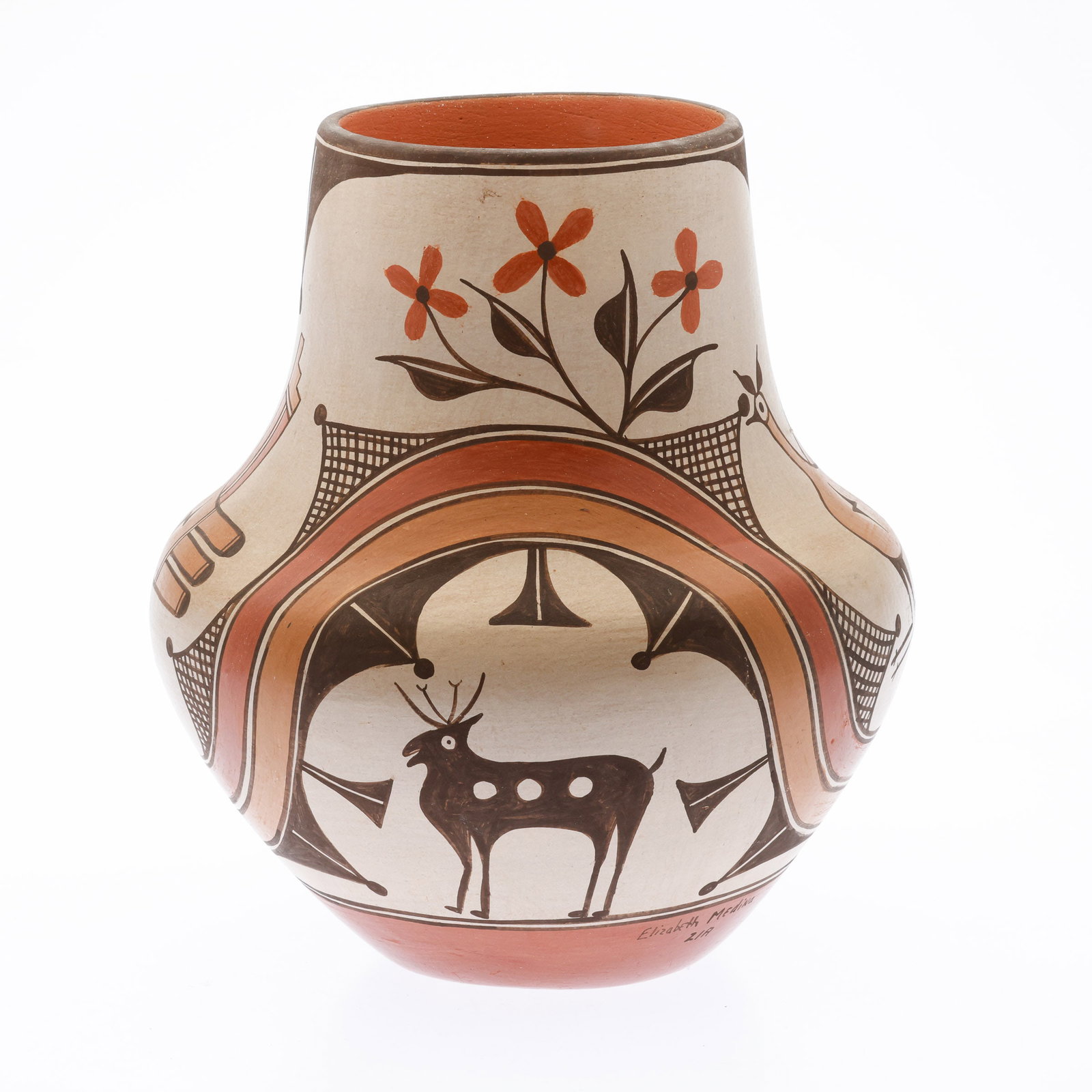 Elizabeth Medina (Zia, b. 1956), Polychrome Jar (1 of 11)