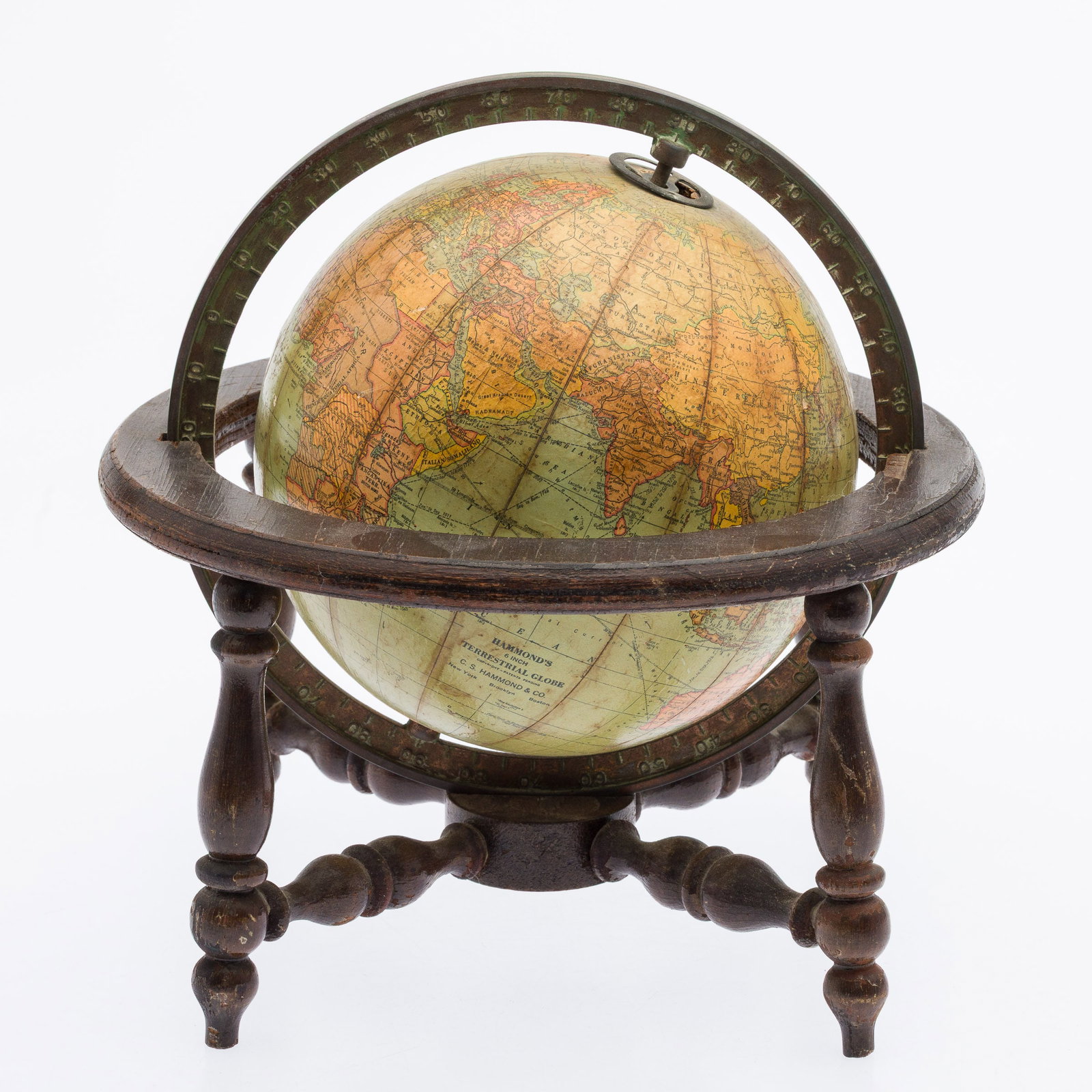 C. S. Hammond Terrestrial Globe, c. 1900 (1 of 11)