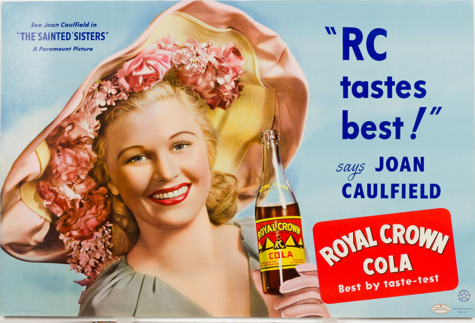 Royal Crown Cola Advertisement w Joan Caulfield 1948 (1 of 11)