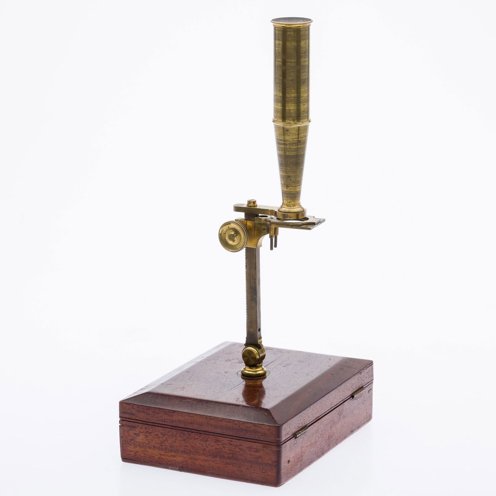 Gould-Type Simple Microscope, Unsigned, C. 1840 - 2