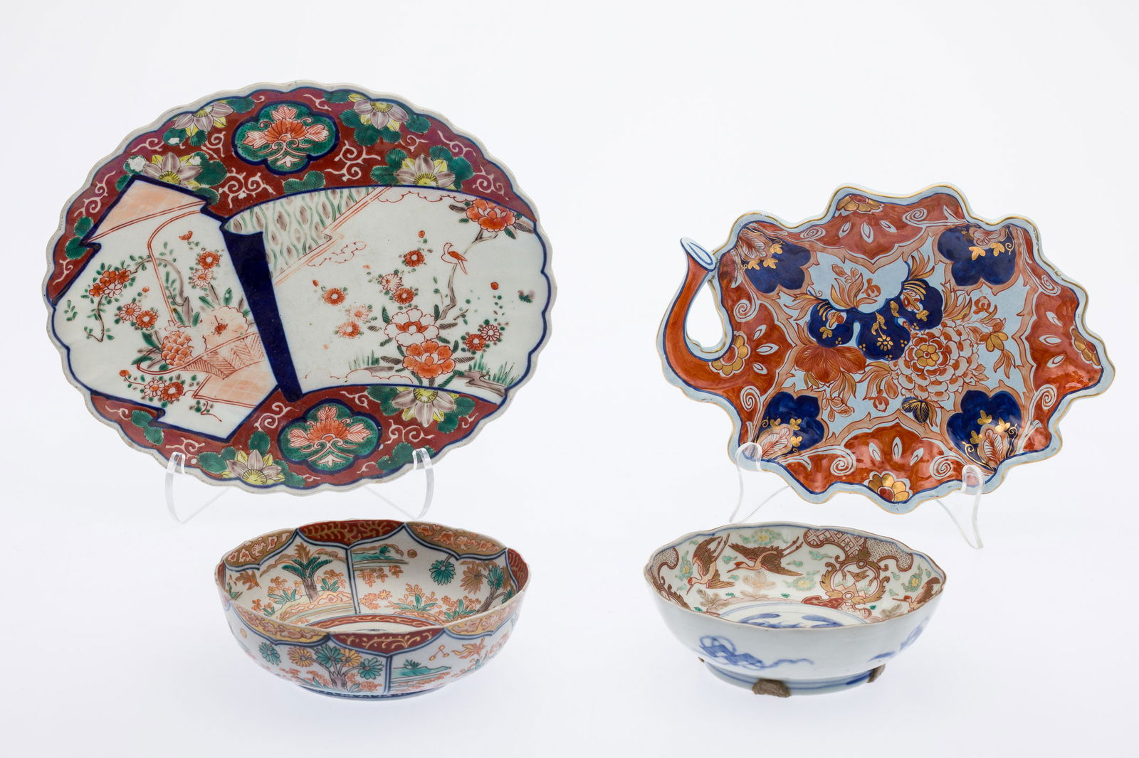4 Pieces of Japanese Imari Porcelain (1 of 15)