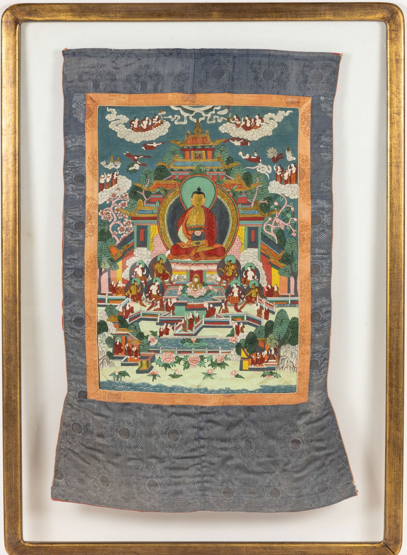 Framed Tibetan Thangka (1 of 11)