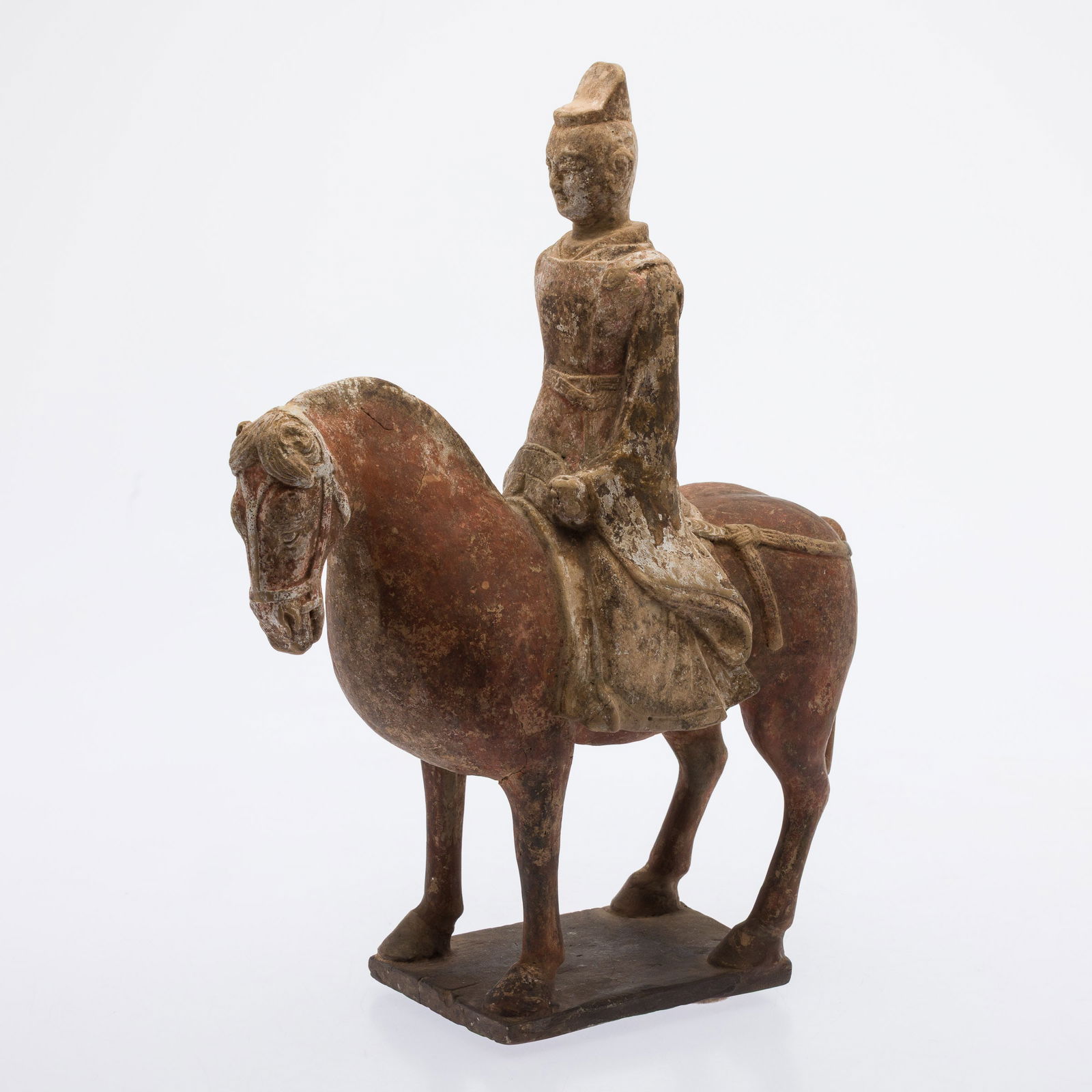 Chinese Ceramic Tomb Figure with Horse (1 of 12)