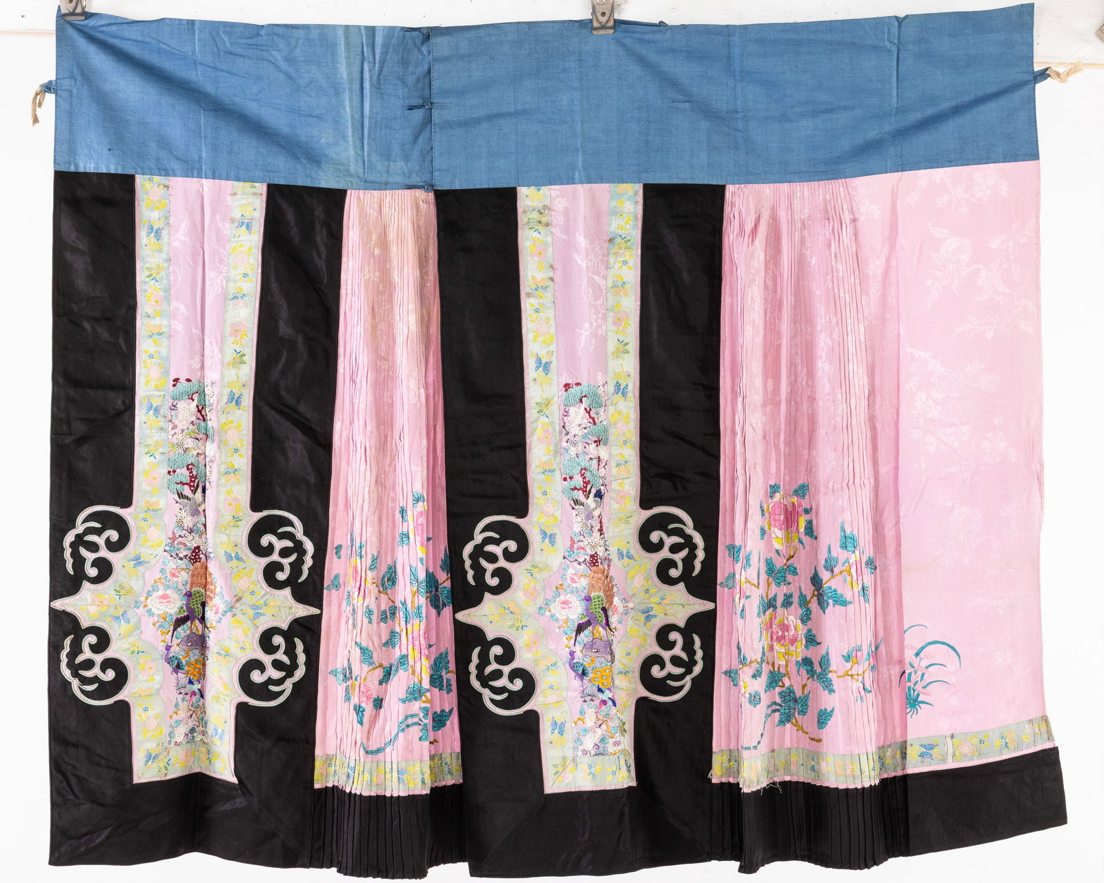 Chinese Embroidered Two Panel Skirt (1 of 9)