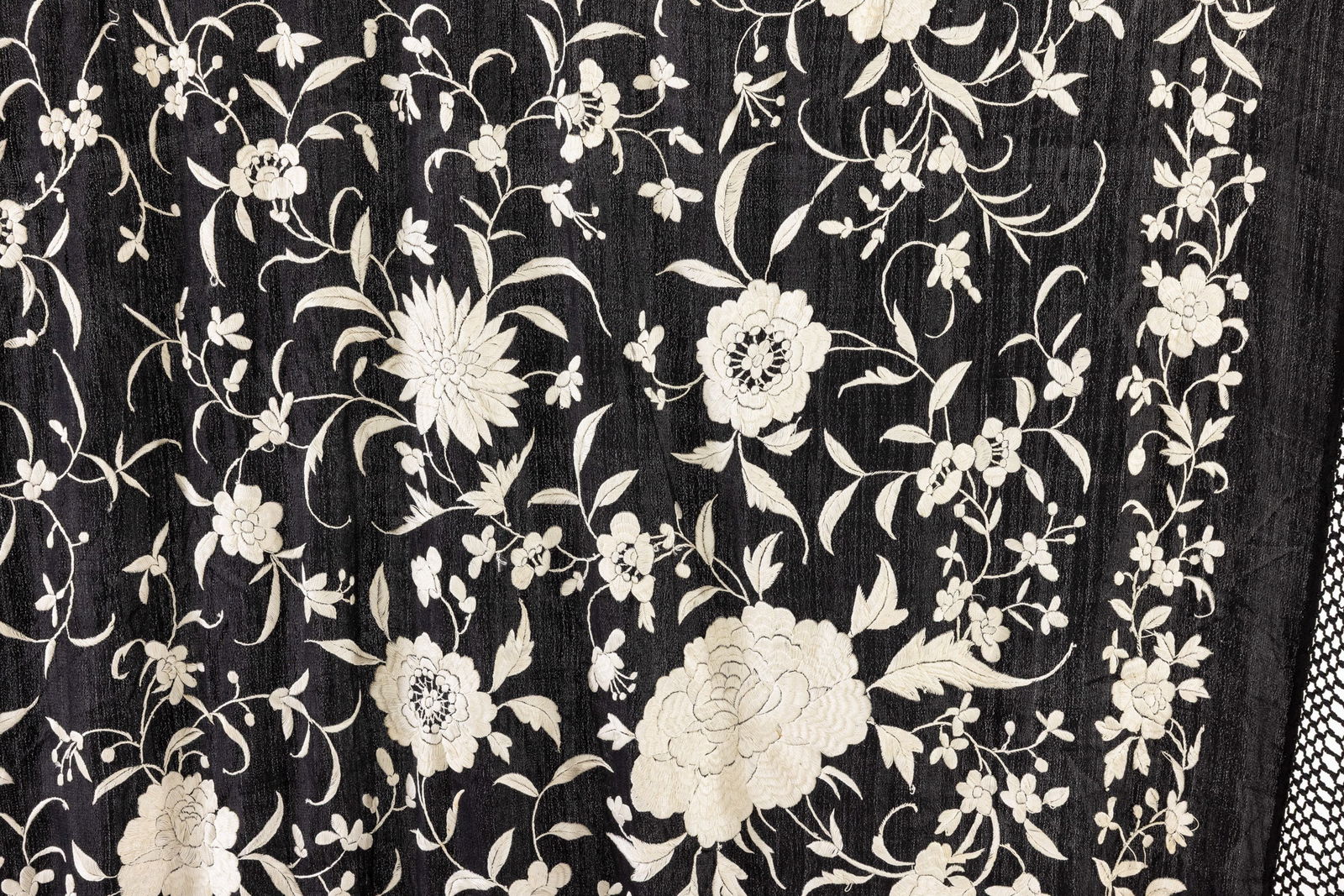 Two Chinese Needlework Shawls - 15