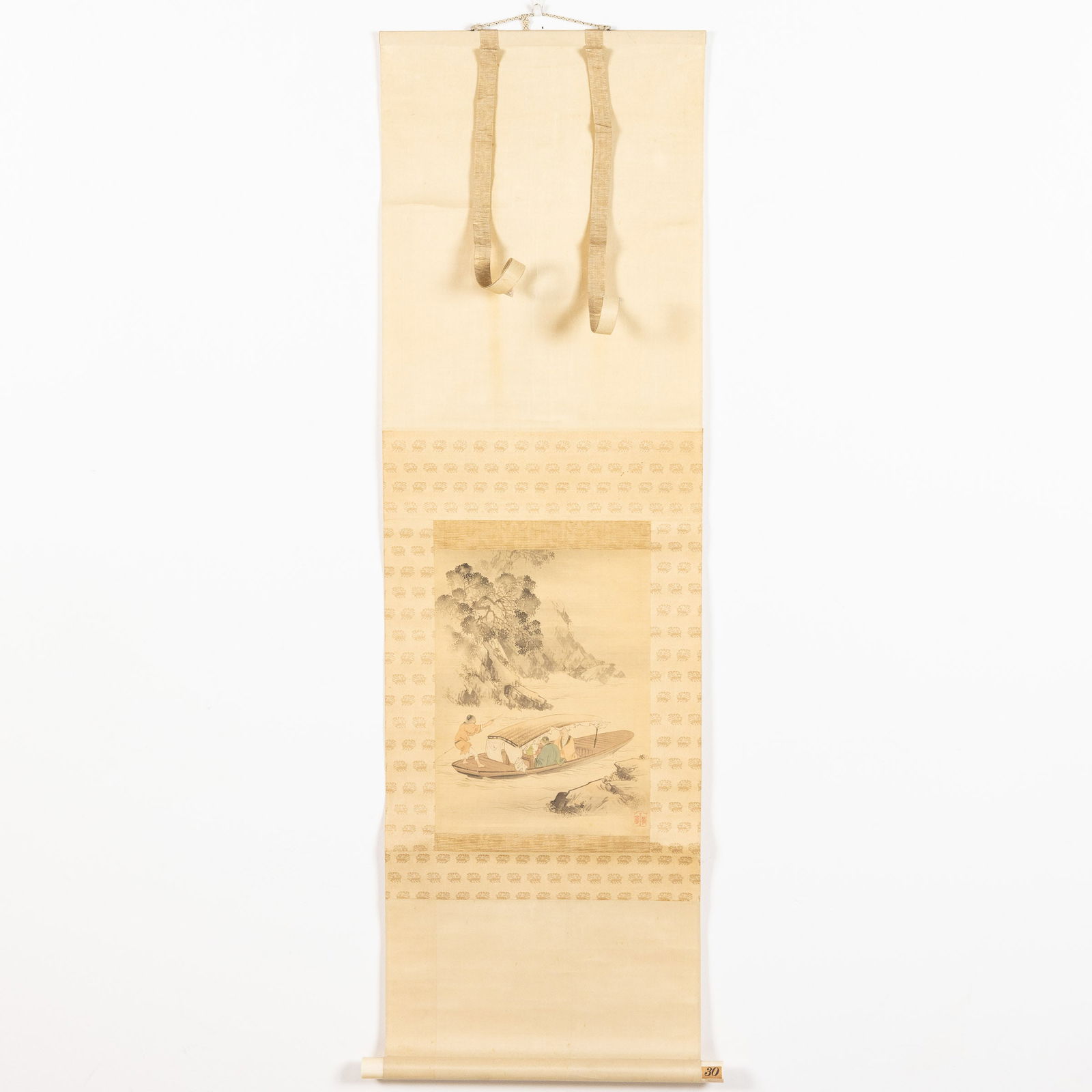 Japanese Painted Silk Scroll (1 of 12)