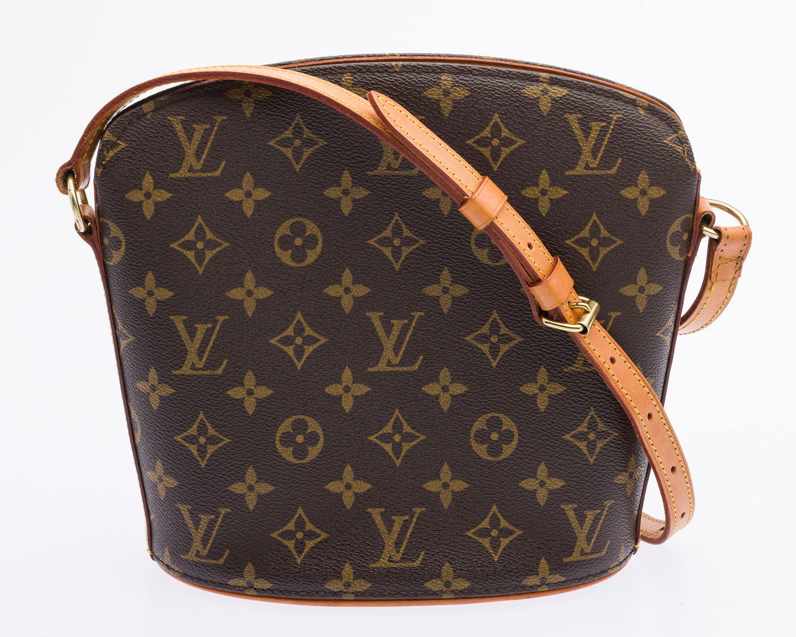Louis Vuitton Monogram Canvas Drouot Shoulder Bag (1 of 8)