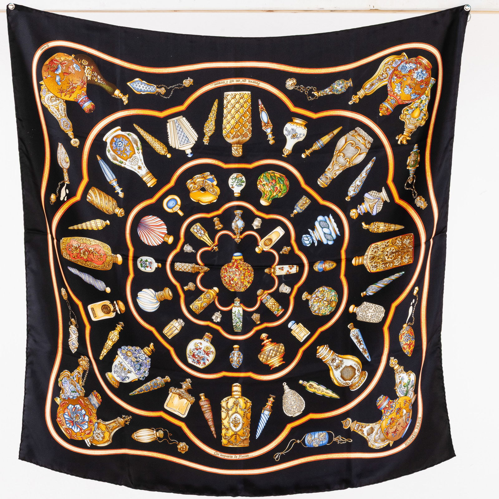 Hermes 'Qu'importe le Flacon' Silk Scarf (1 of 7)
