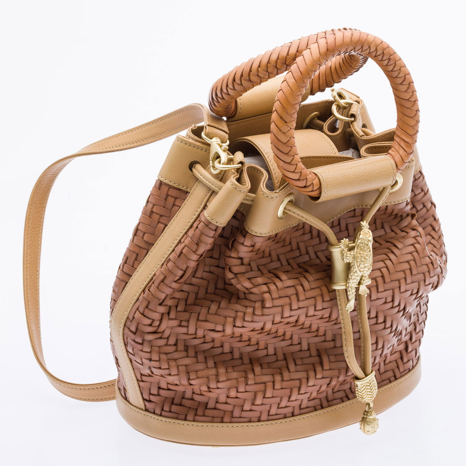 Barry Kieselstein-Cord Drawstring Purse with Toad (1 of 10)