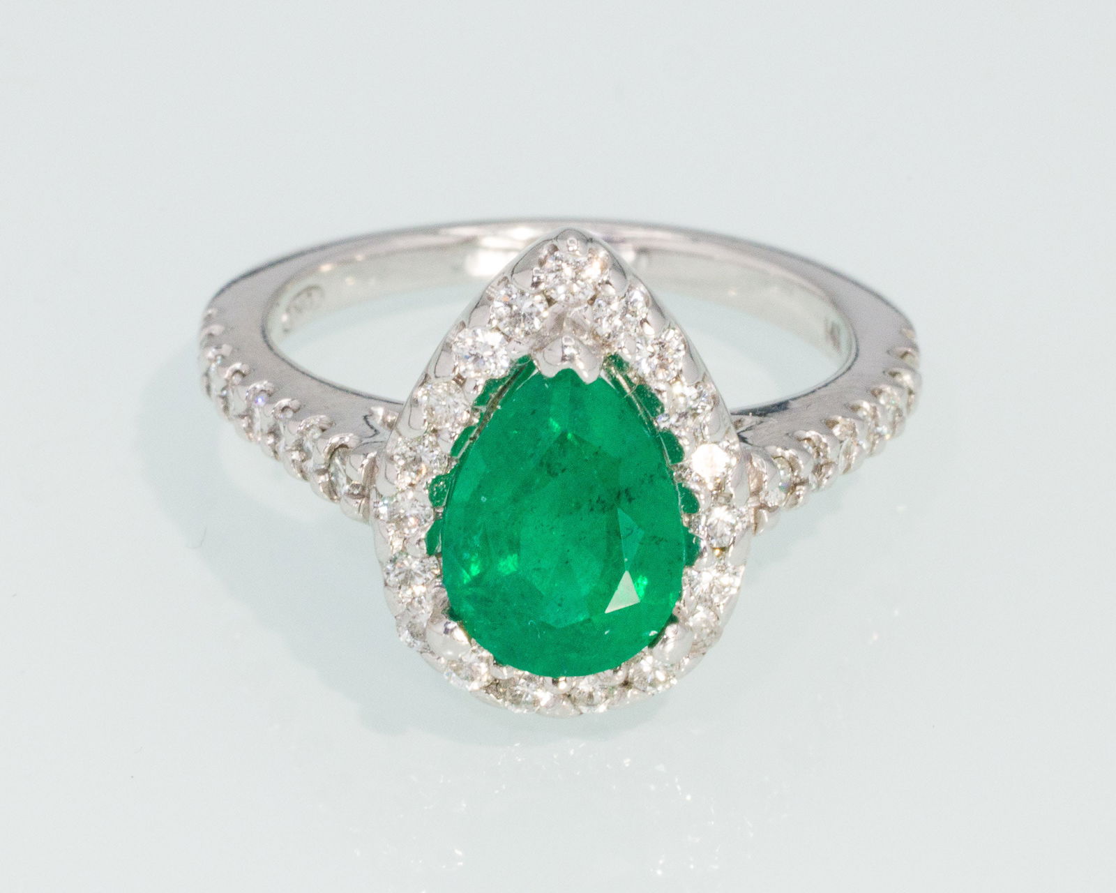 14K Gold, Emerald and Diamond Ring (1 of 8)