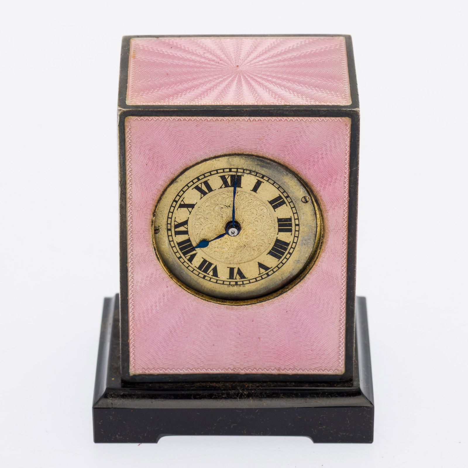 Tiffany & Co Enamel and Sterling Travel Clock (1 of 10)