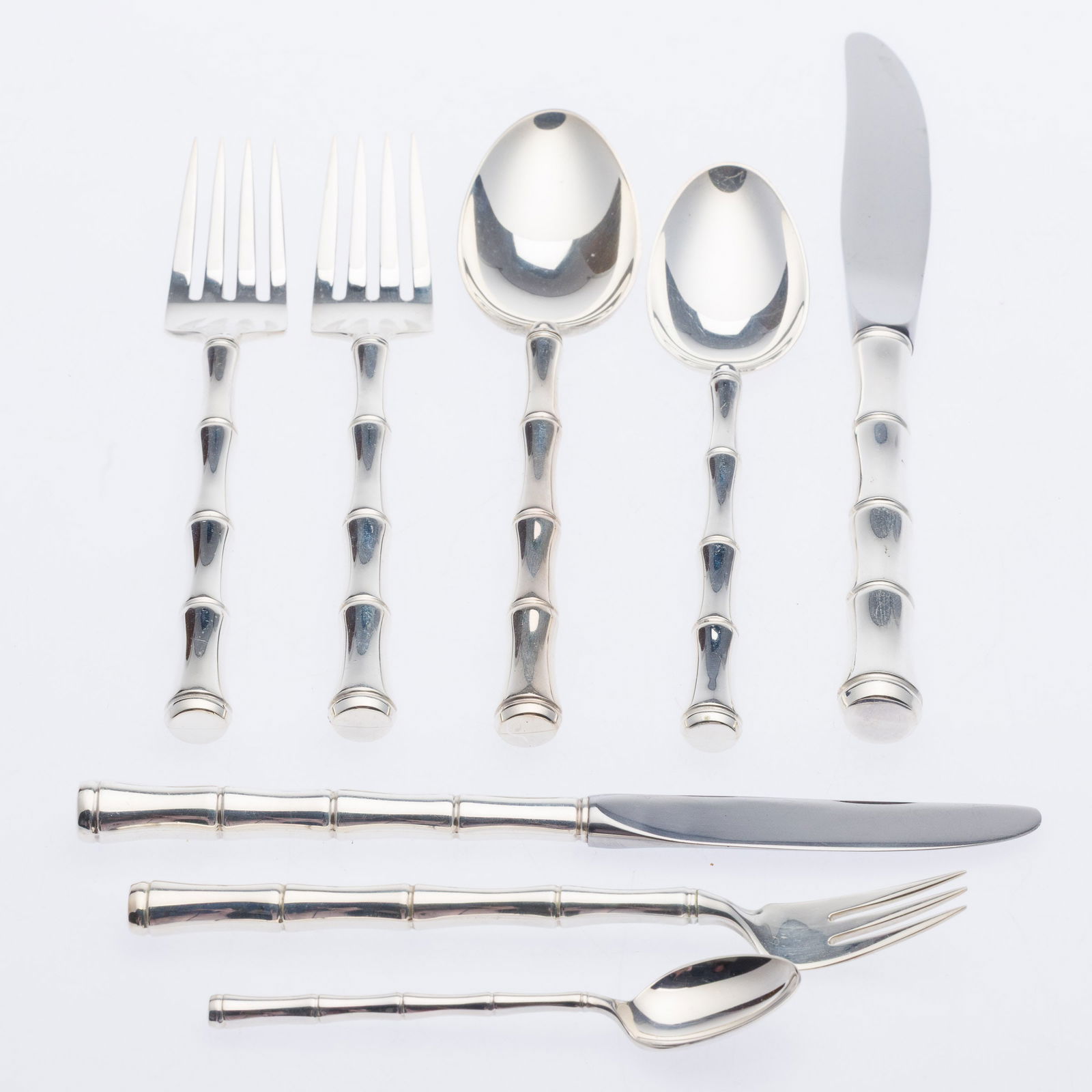 Towle Sterling Silver Bamboo Flatware, 141 pcs. (1 of 19)