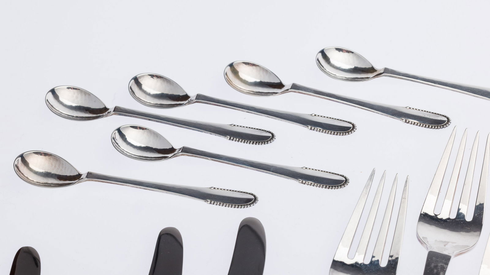 Georg Jensen Beaded Pattern Flatware Set, 72 pcs. - 2