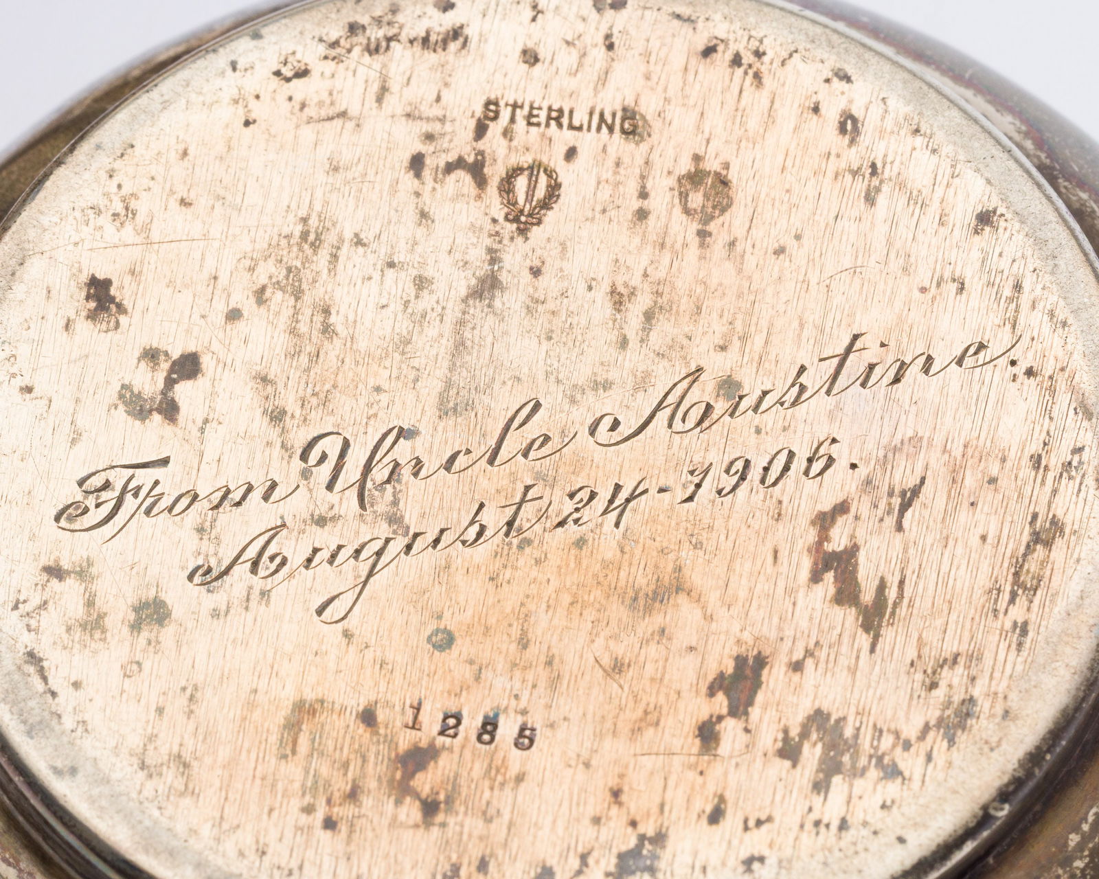 6 Sterling Silver Table Articles, - 10