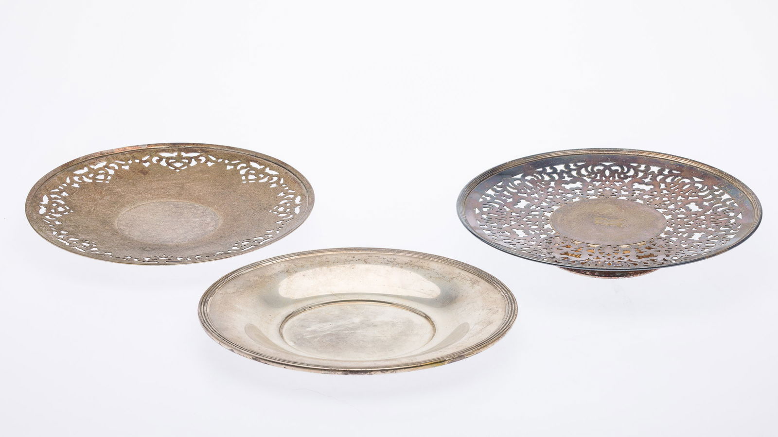 6 Sterling Silver Table Articles, - 2