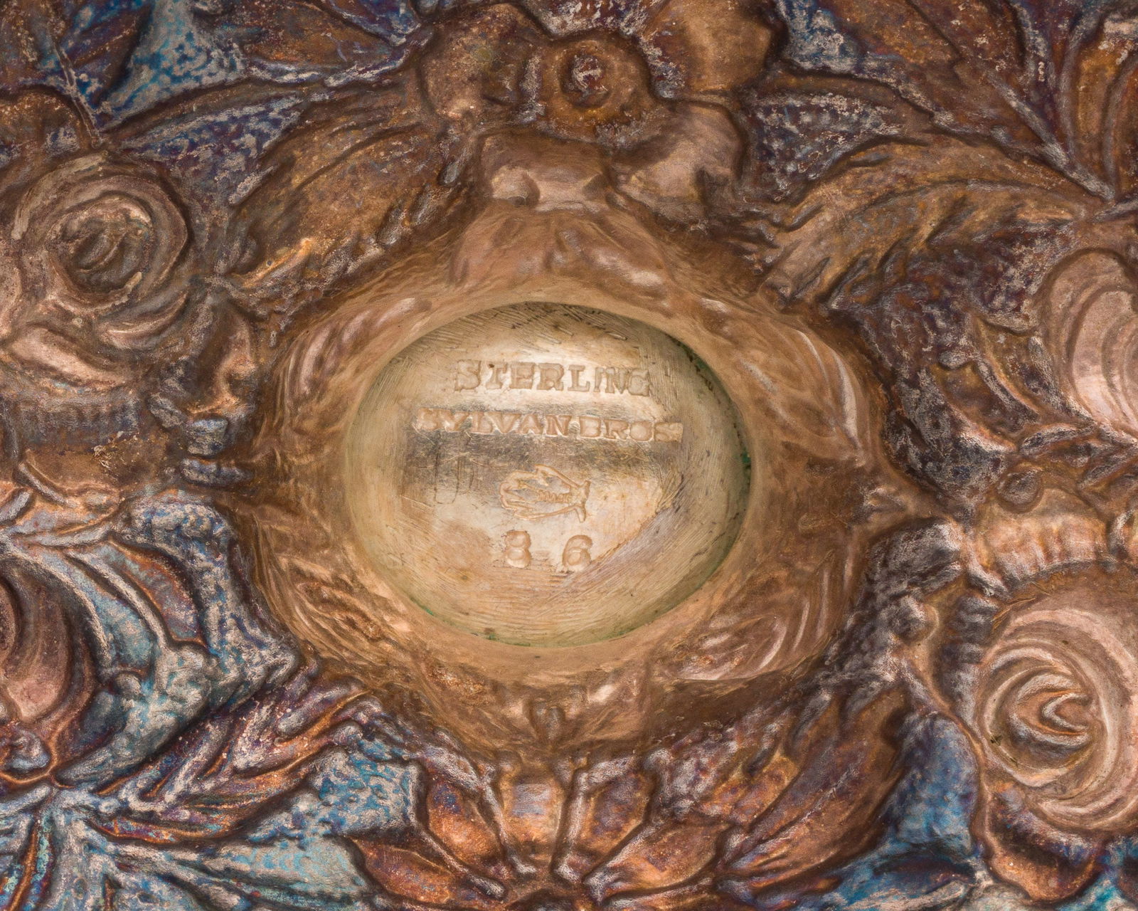 4 Sterling Repousse Table Articles including Kirk - 10