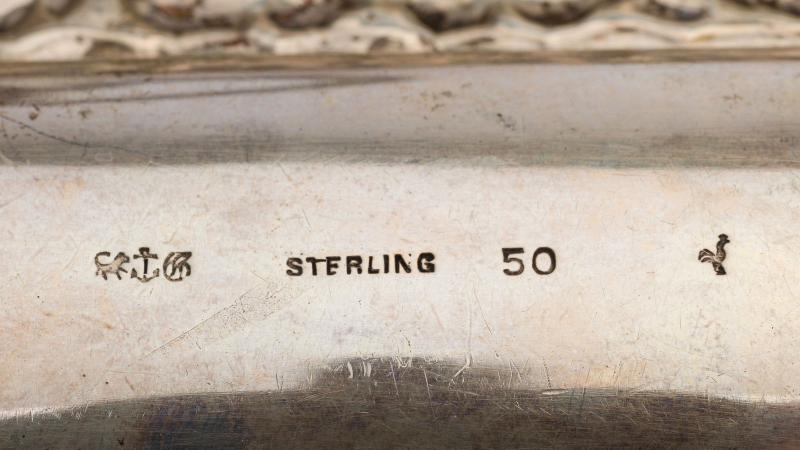 4 Sterling Repousse Table Articles including Kirk - 11