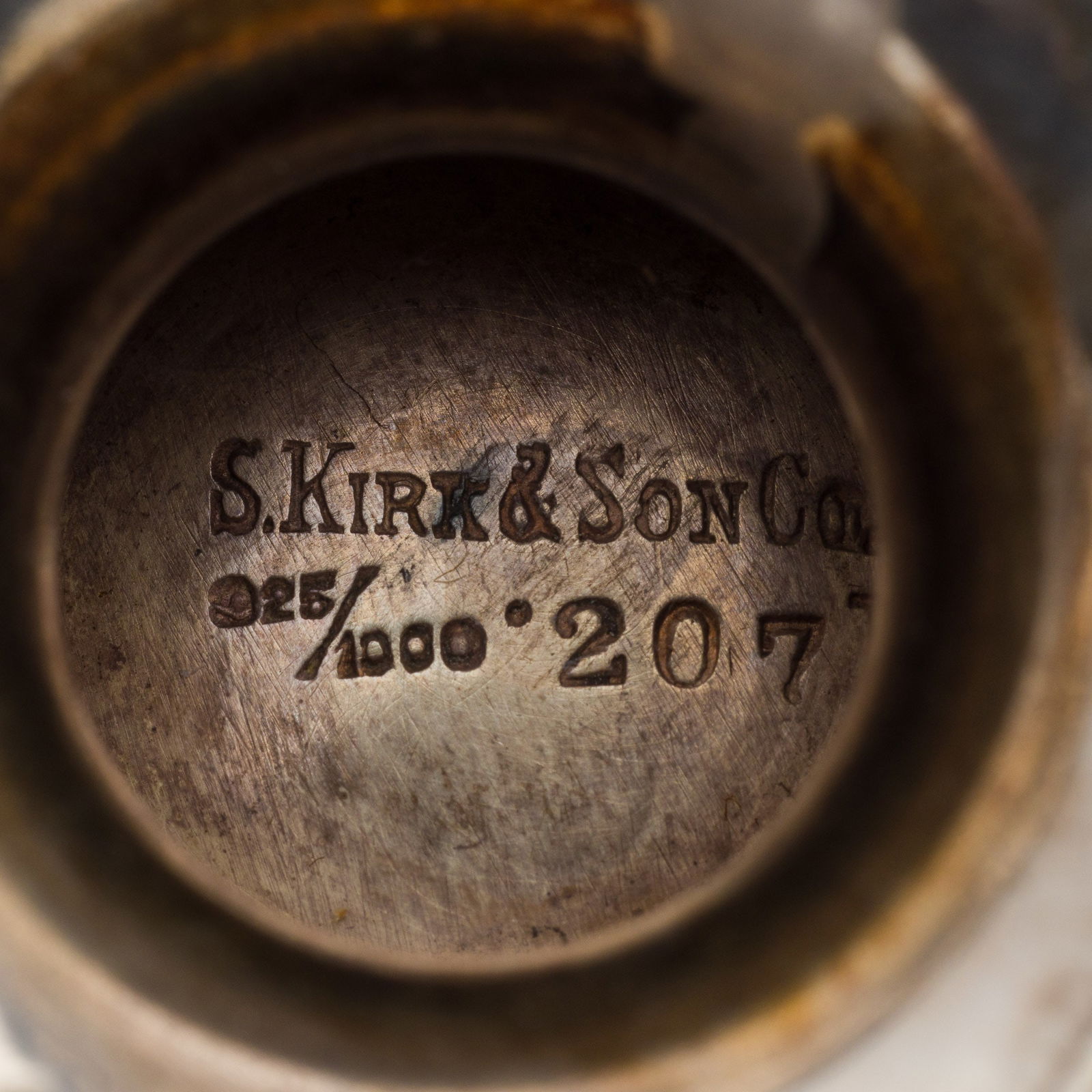 4 Sterling Repousse Table Articles including Kirk - 12