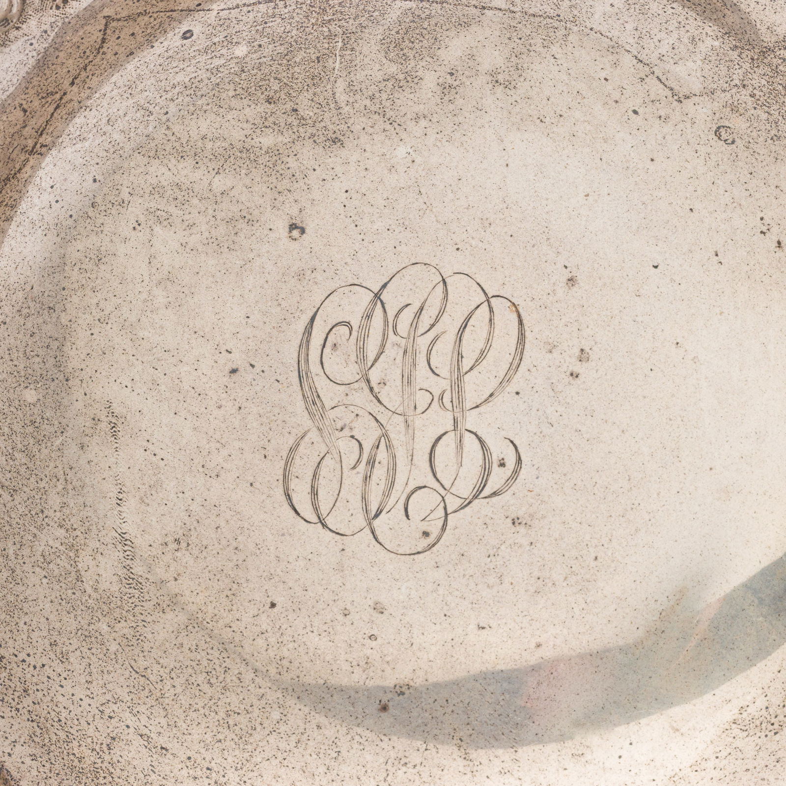 4 Sterling Repousse Table Articles including Kirk - 4