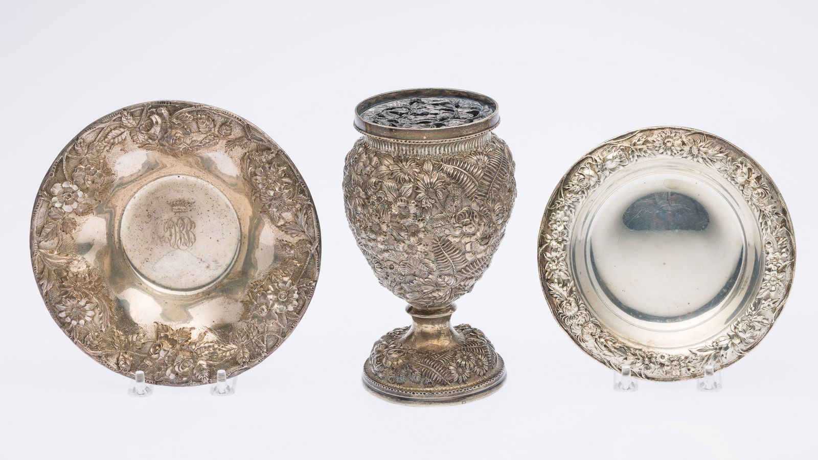 2 S. Kirk & Son Sterling Bowls & J S Macdonald Vase (1 of 15)