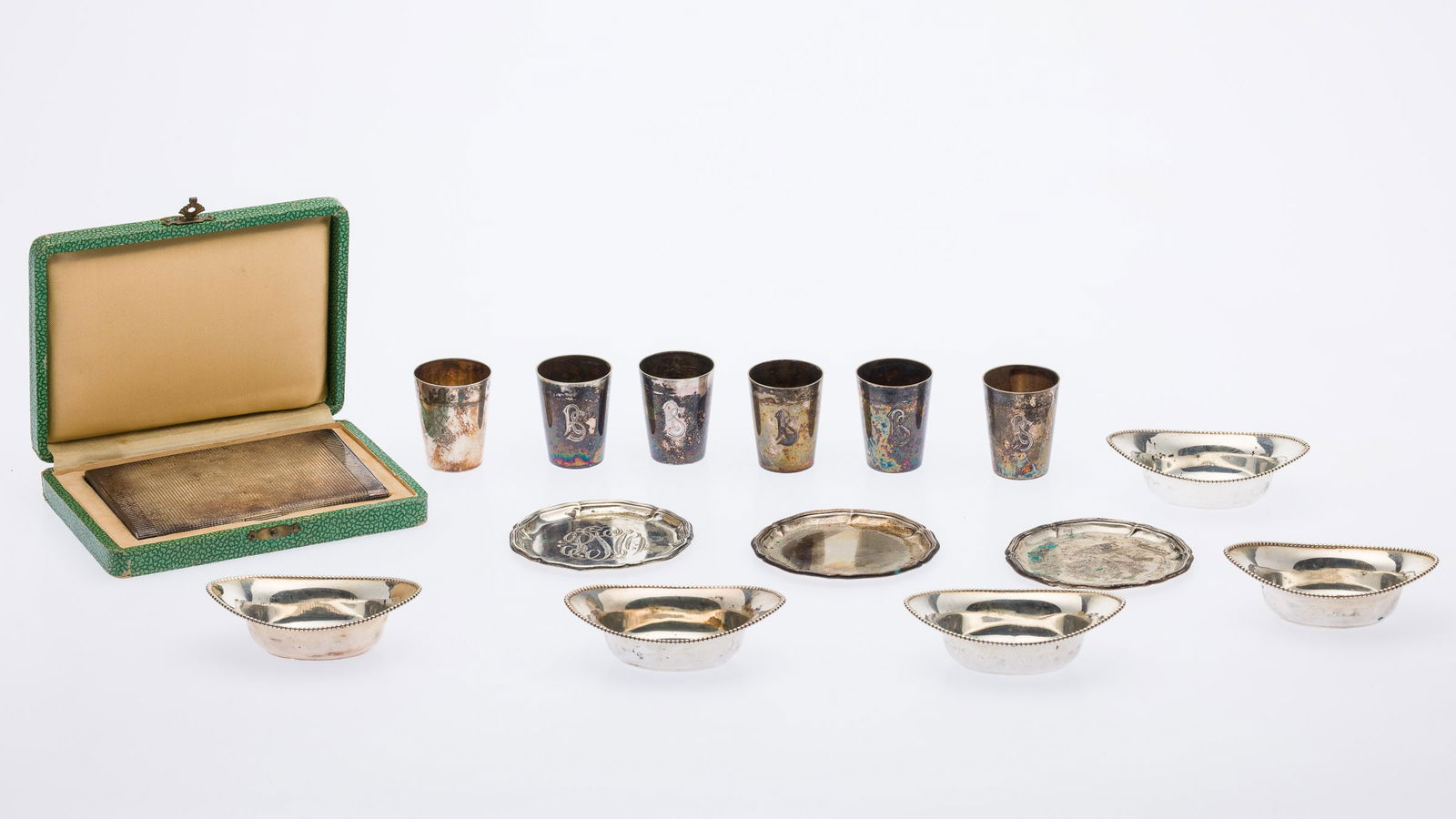 Sterling Cigarette Case and Other Silver Articles (1 of 14)