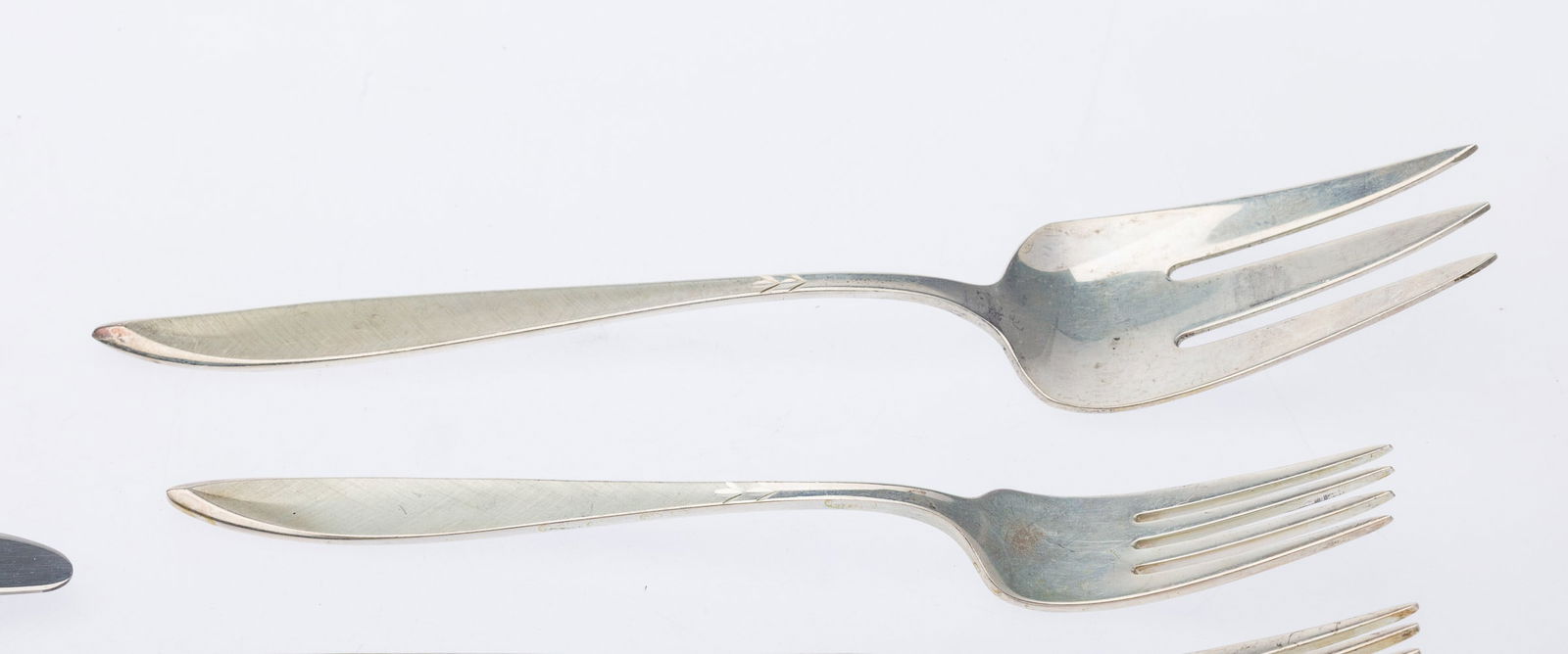 Gorham Sterling Silver Flatware Set for 2, 10 Pcs. - 5