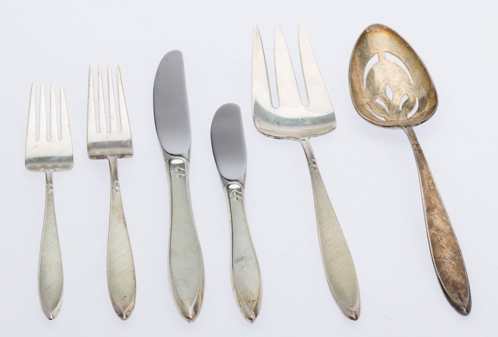 Gorham Sterling Silver Flatware Set for 2, 10 Pcs. - 6