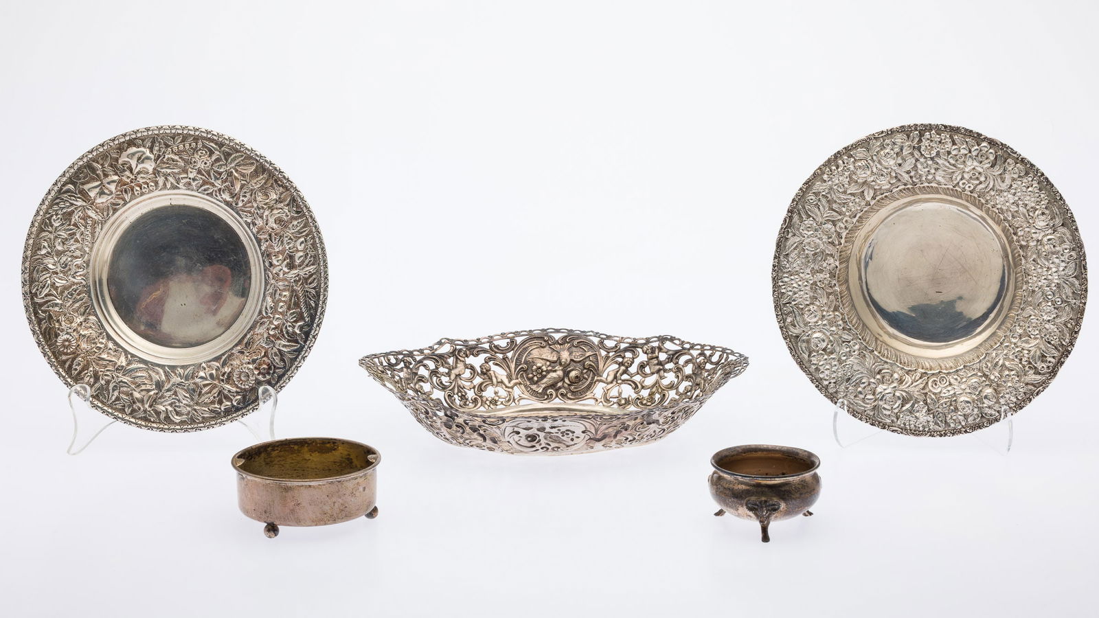 4 Sterling Table Articles & Continental Silver Bowl (1 of 14)