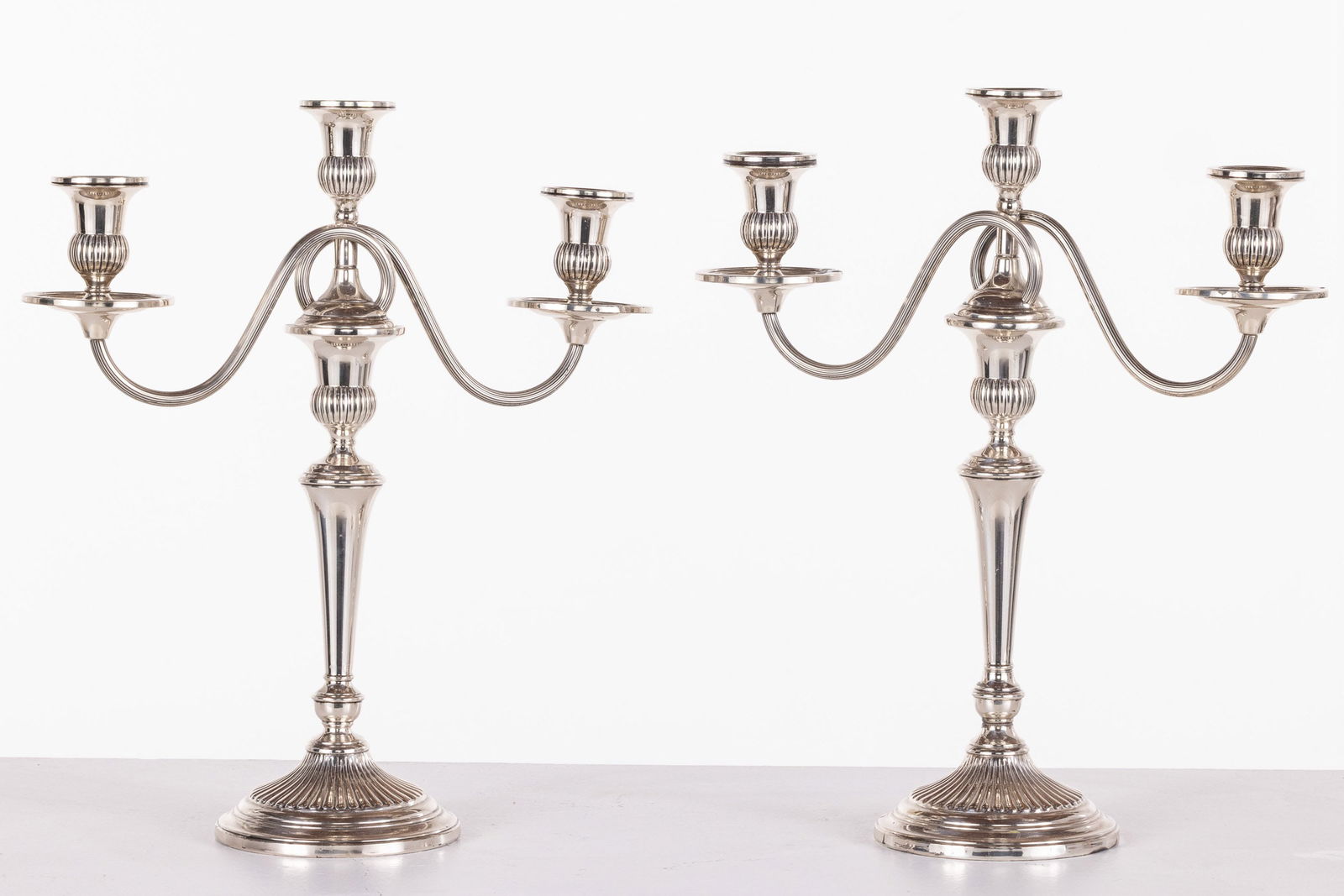 Pair of Sterling Silver Candelabra (1 of 17)