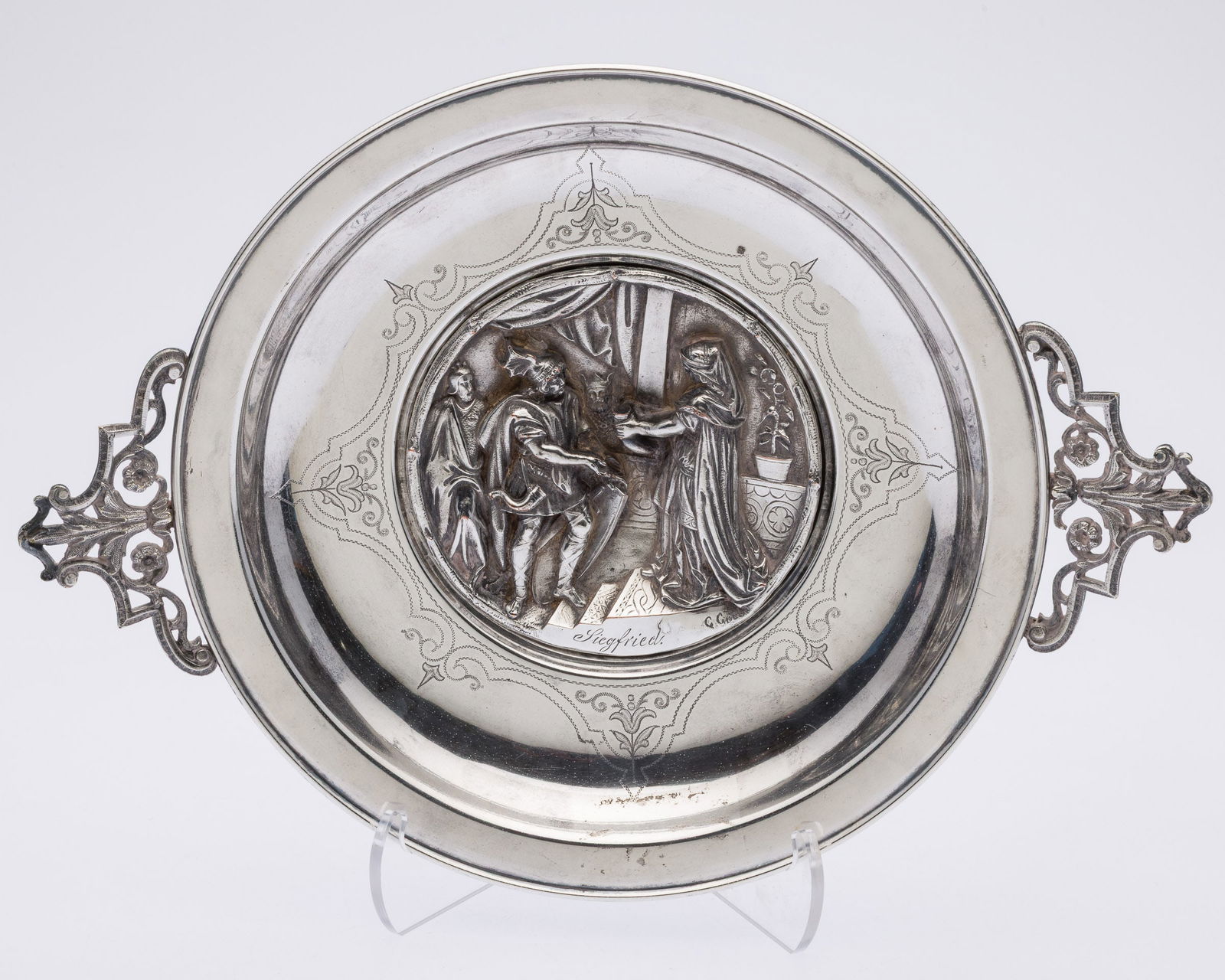 After Gustav Grohe, Siegfried, Silverplate Compote (1 of 6)