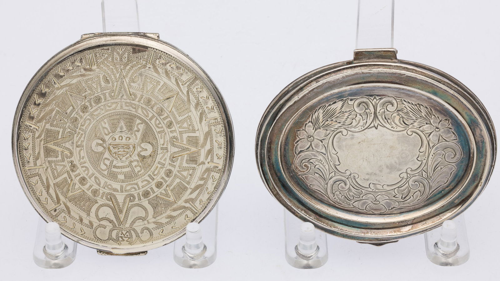 Sterling Silver Box and Compact - 2
