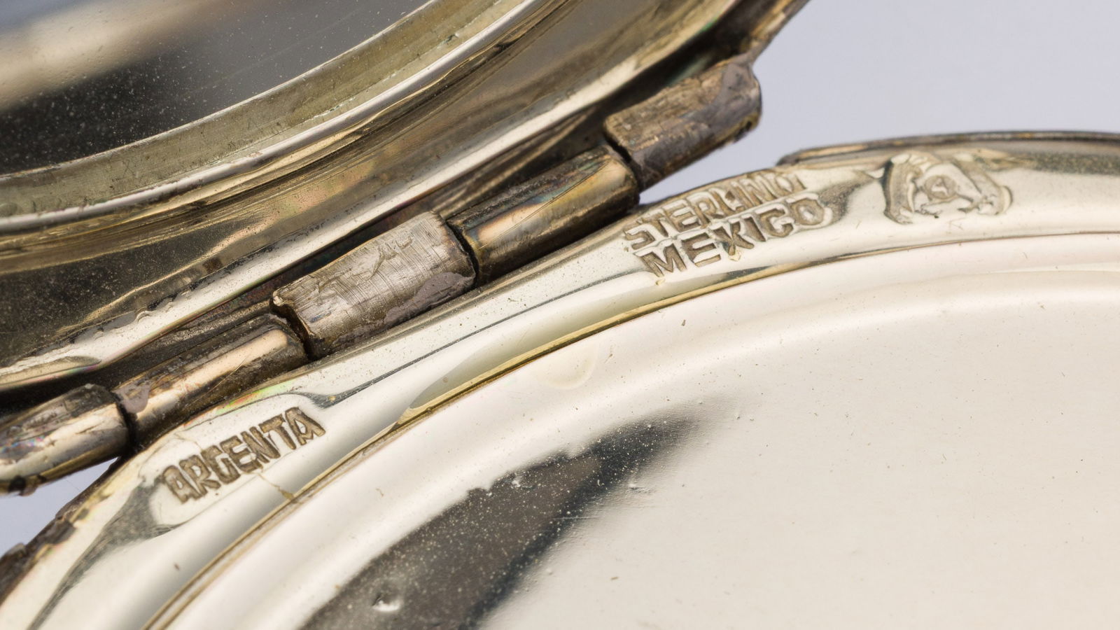 Sterling Silver Box and Compact - 6