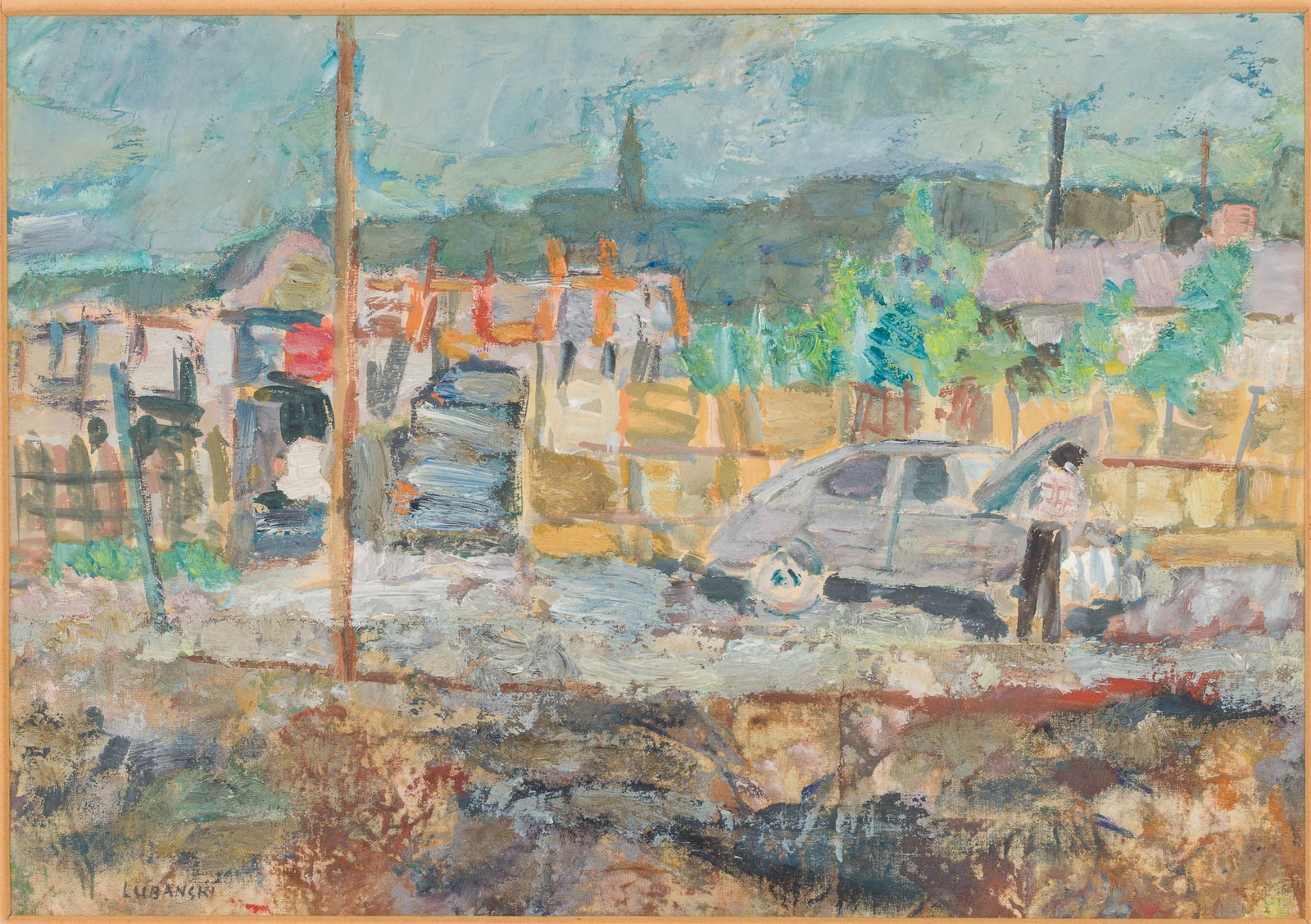 Jerzy Lubanski (Polish), Landscape with Car, M/M (1 of 10)