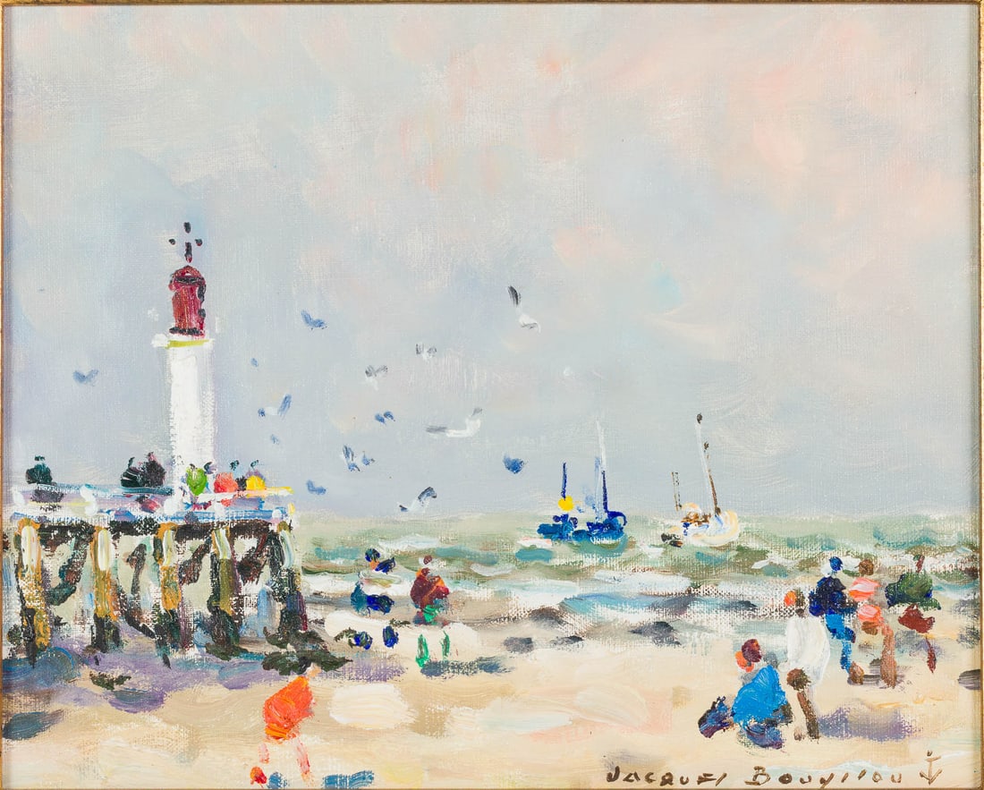 Jacques Bouyssou (French, 1926-1997), Trouville, O/C (1 of 13)