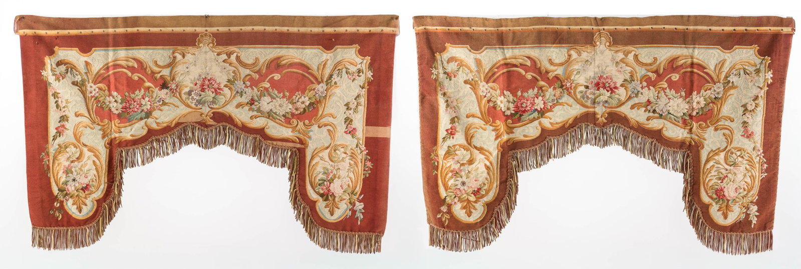 Pair of Aubusson Valances, 19th C (1 of 12)