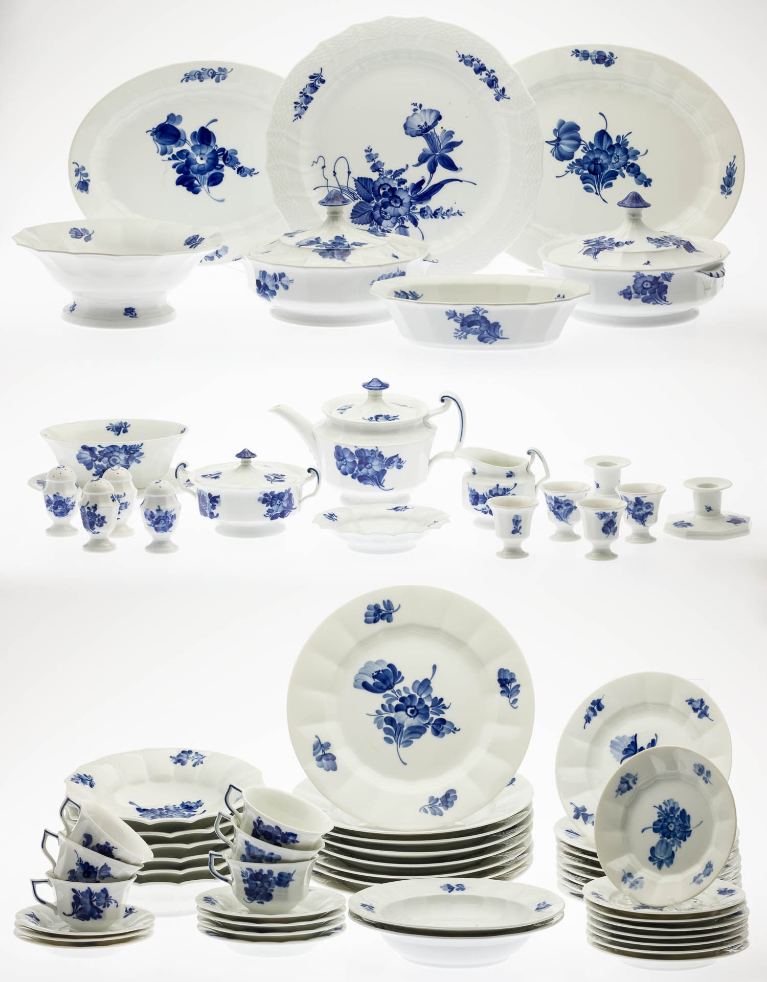 Royal Copenhagen Porcelain Dinner Set, 67 pcs. (1 of 20)