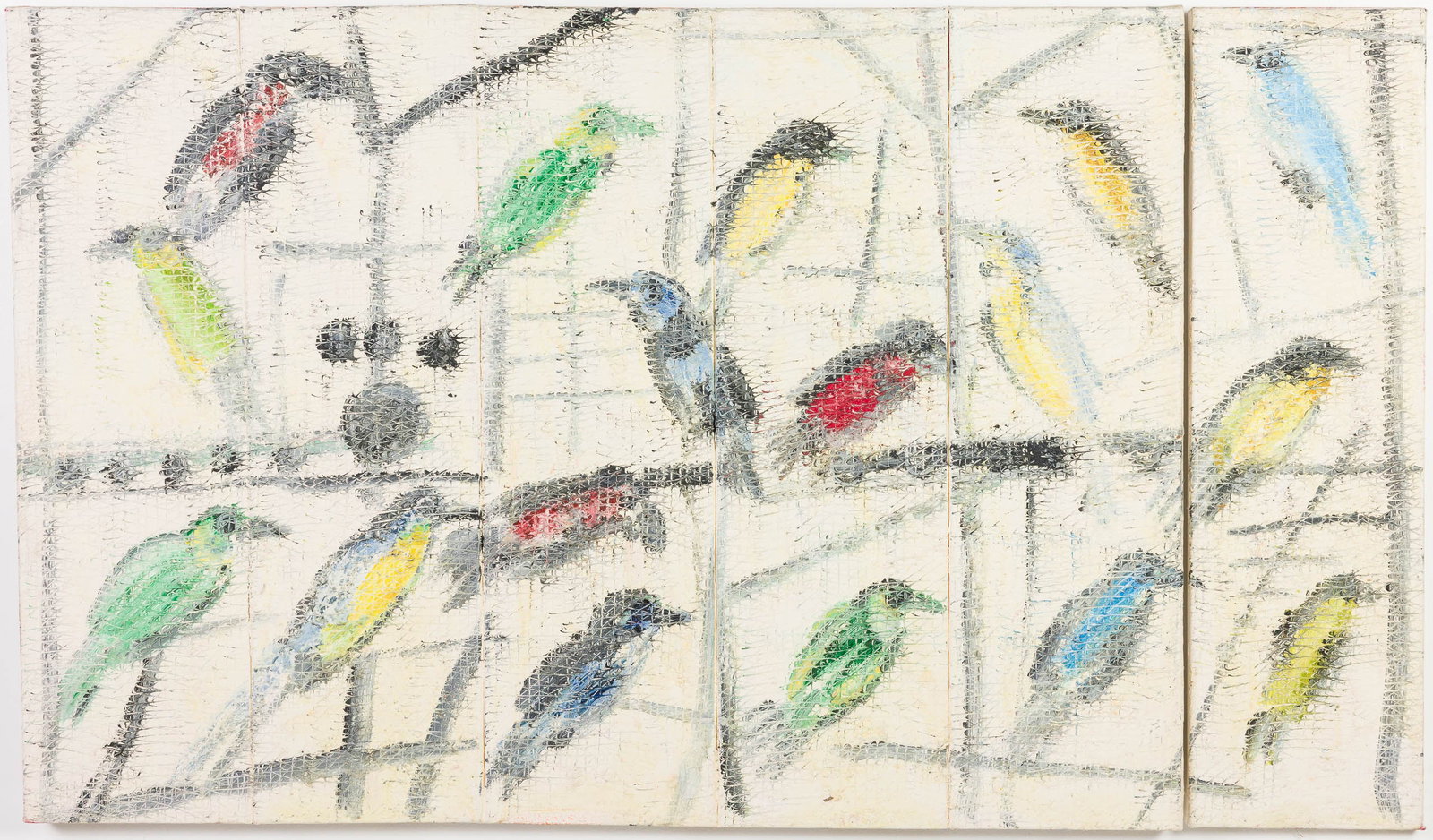 Hunt Slonem (American, b. 1951), Picul, O/C, 2000 - 3