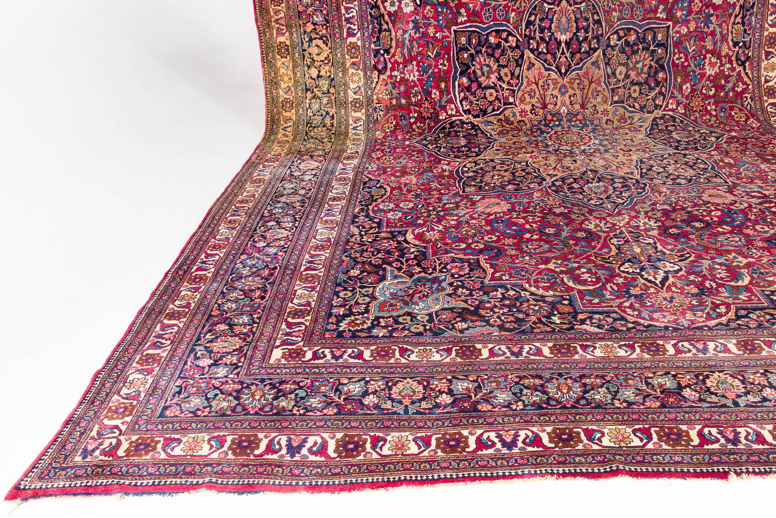 Large Persian Wool Carpet, 20th C - 7