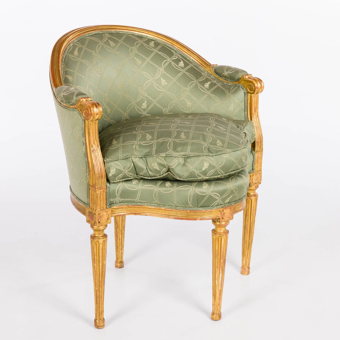 Louis XVI Giltwood Bergere, Late 18th C (1 of 15)