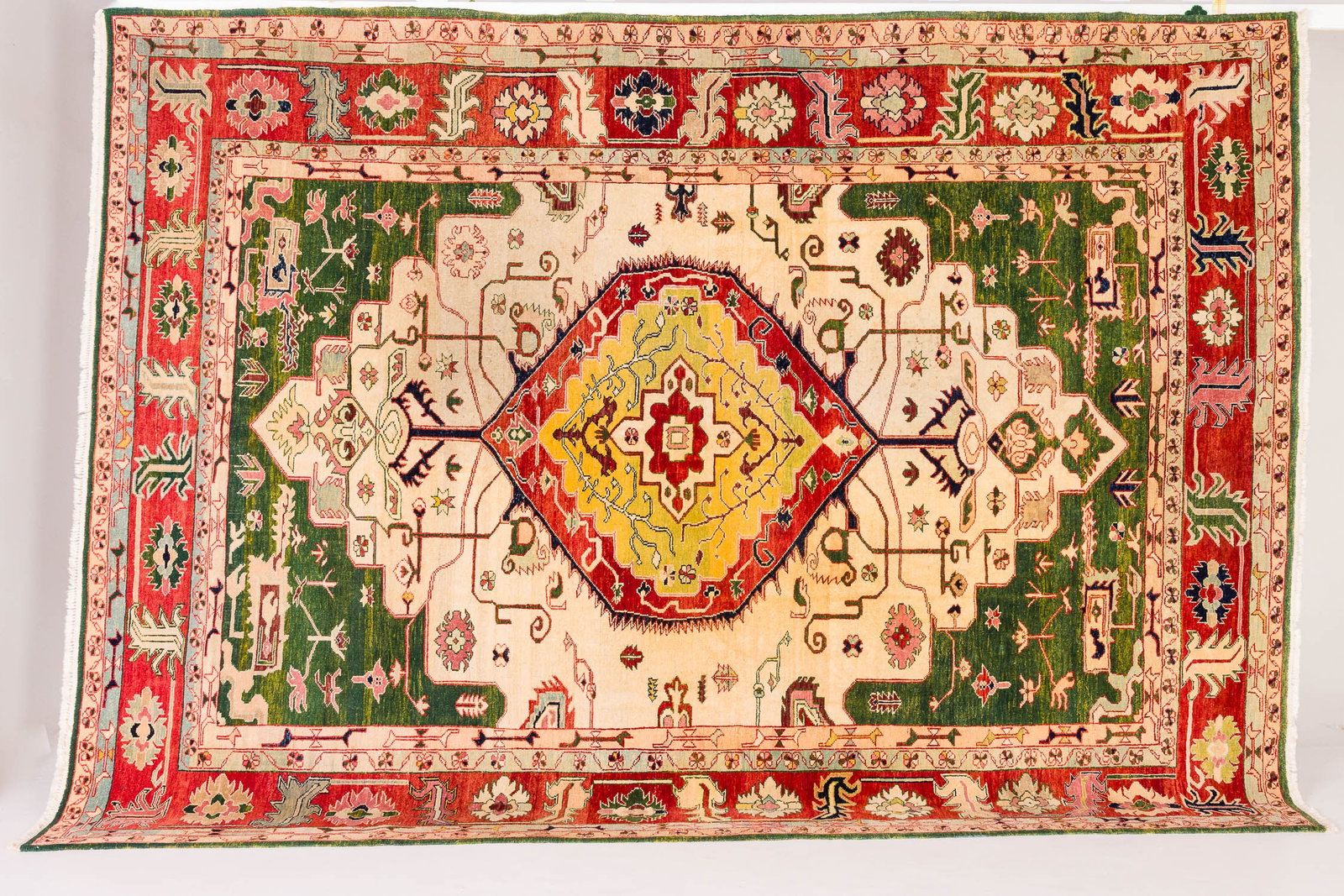 Oushak Wool Carpet, 20th C (1 of 9)