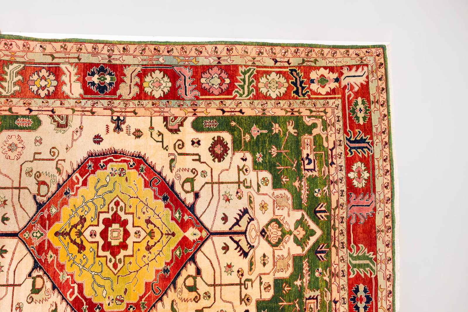 Oushak Wool Carpet, 20th C - 5